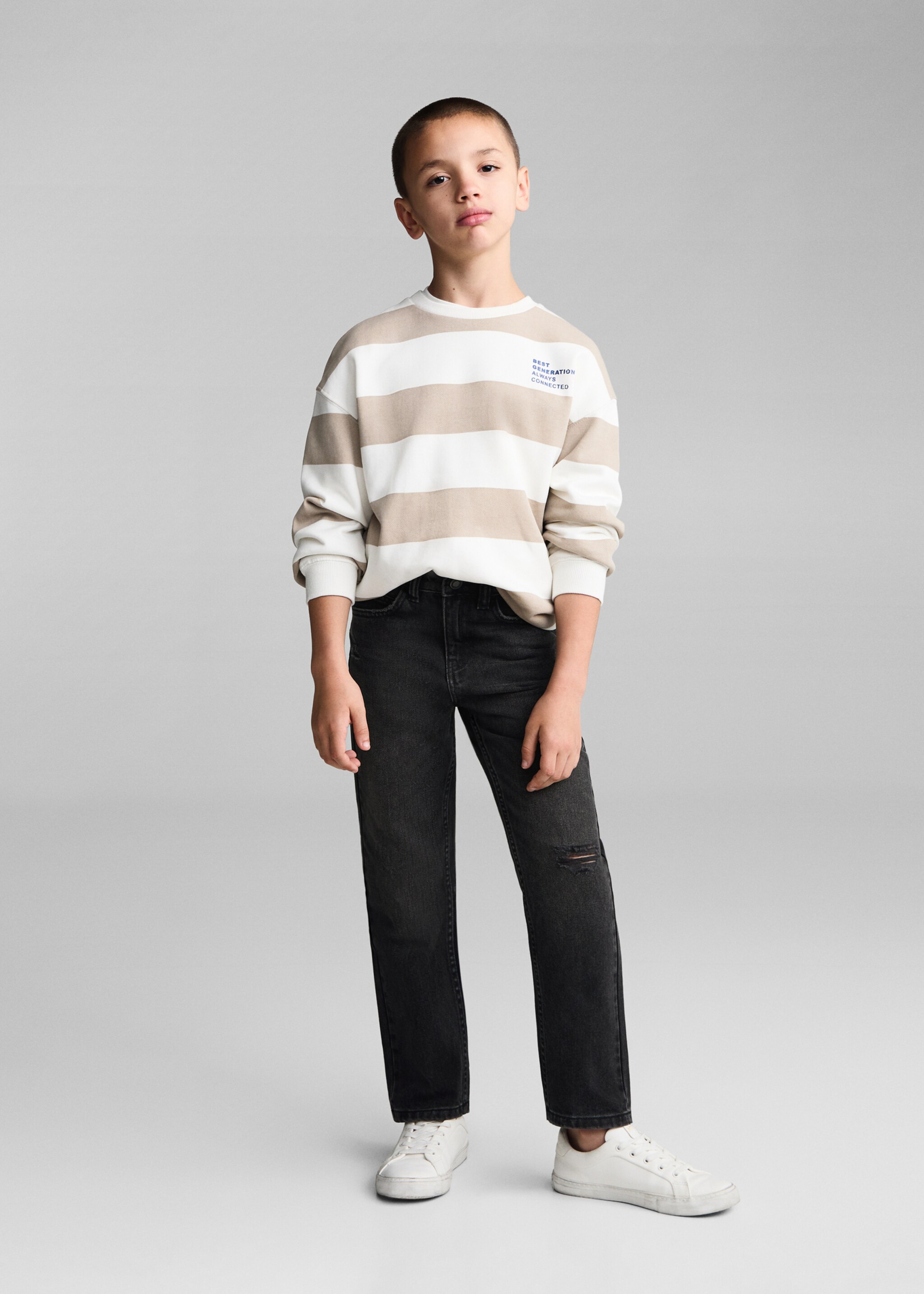 Texans Dad estrips decoratius - Pla general, Black denim. Ref: 77032914-00.