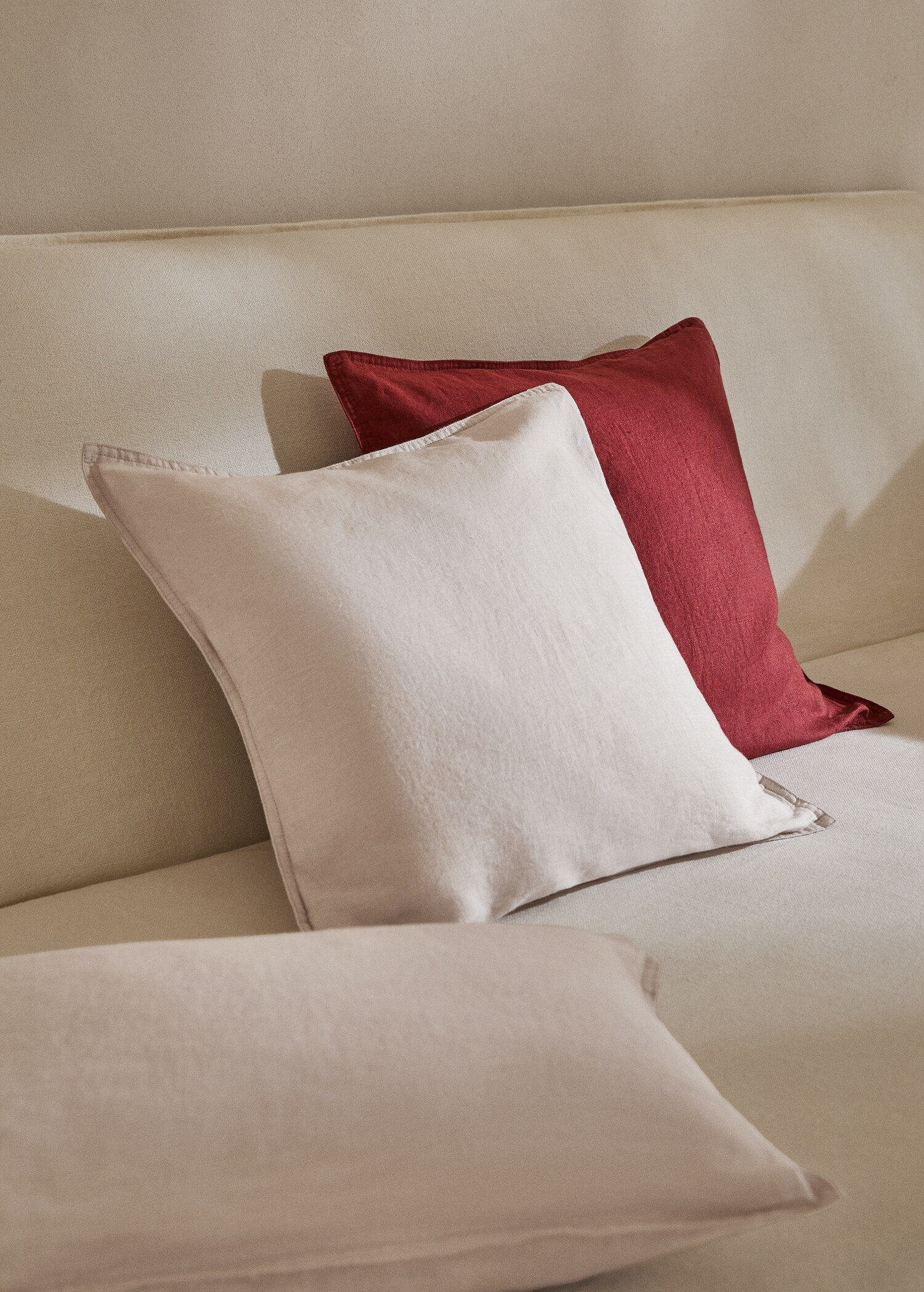 Kuddfodral 100% linne 45x45 cm - Allmän bild