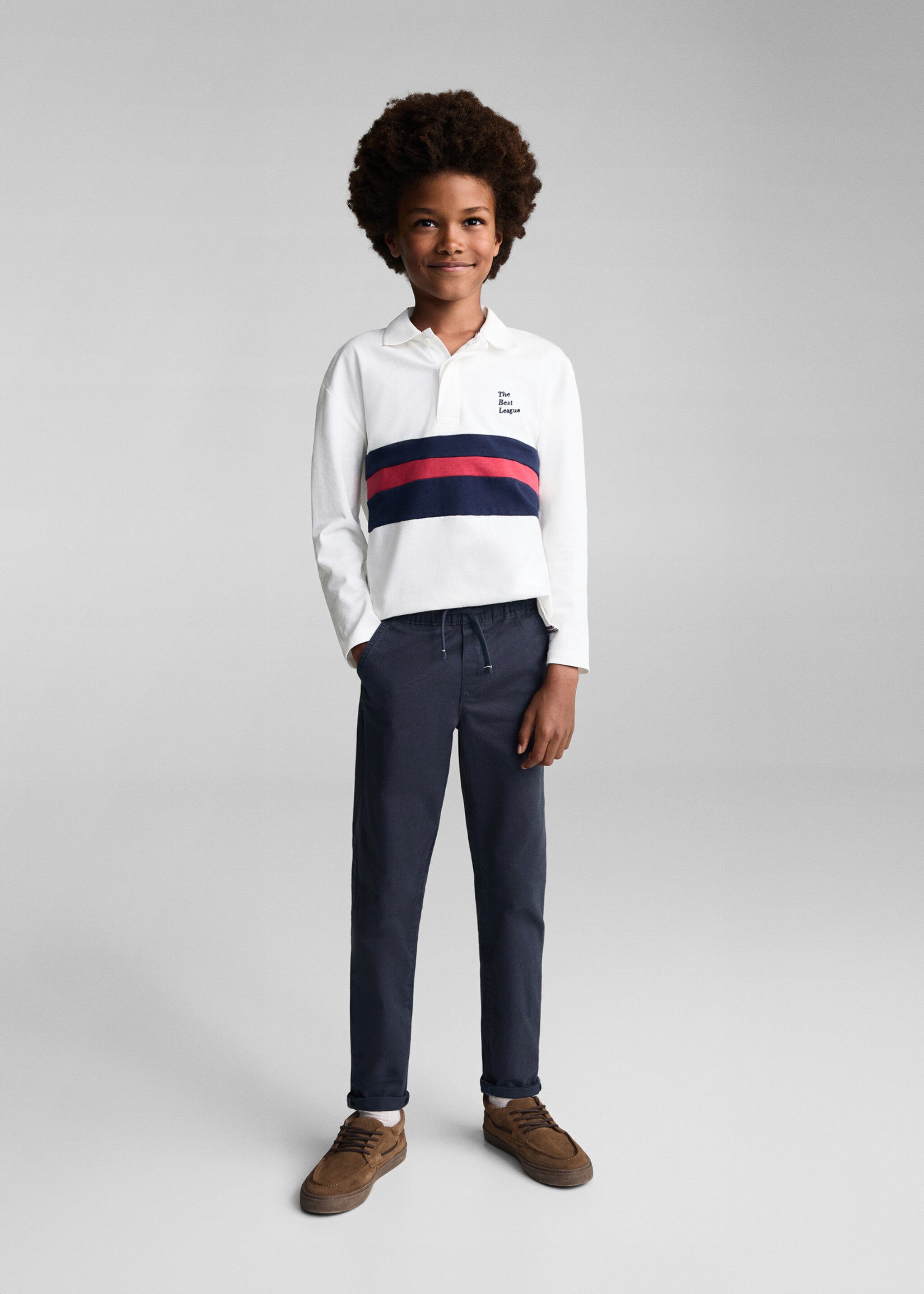 Broek met elastische tailleband - Overzichtstekening, Donkermarine. Ref: 77034013-00.