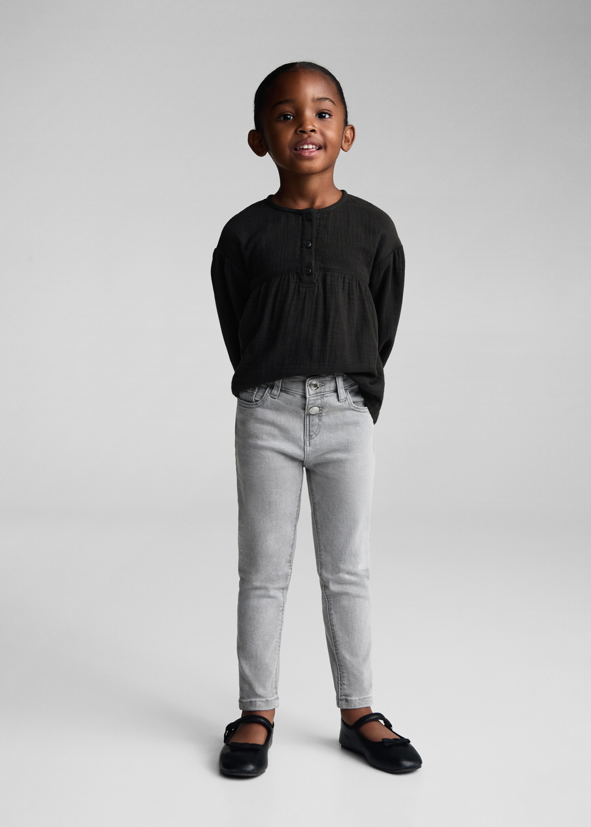 Skinny Jeans - Allgemeine Ansicht, Denim Grau. Ref: 77034432-00.