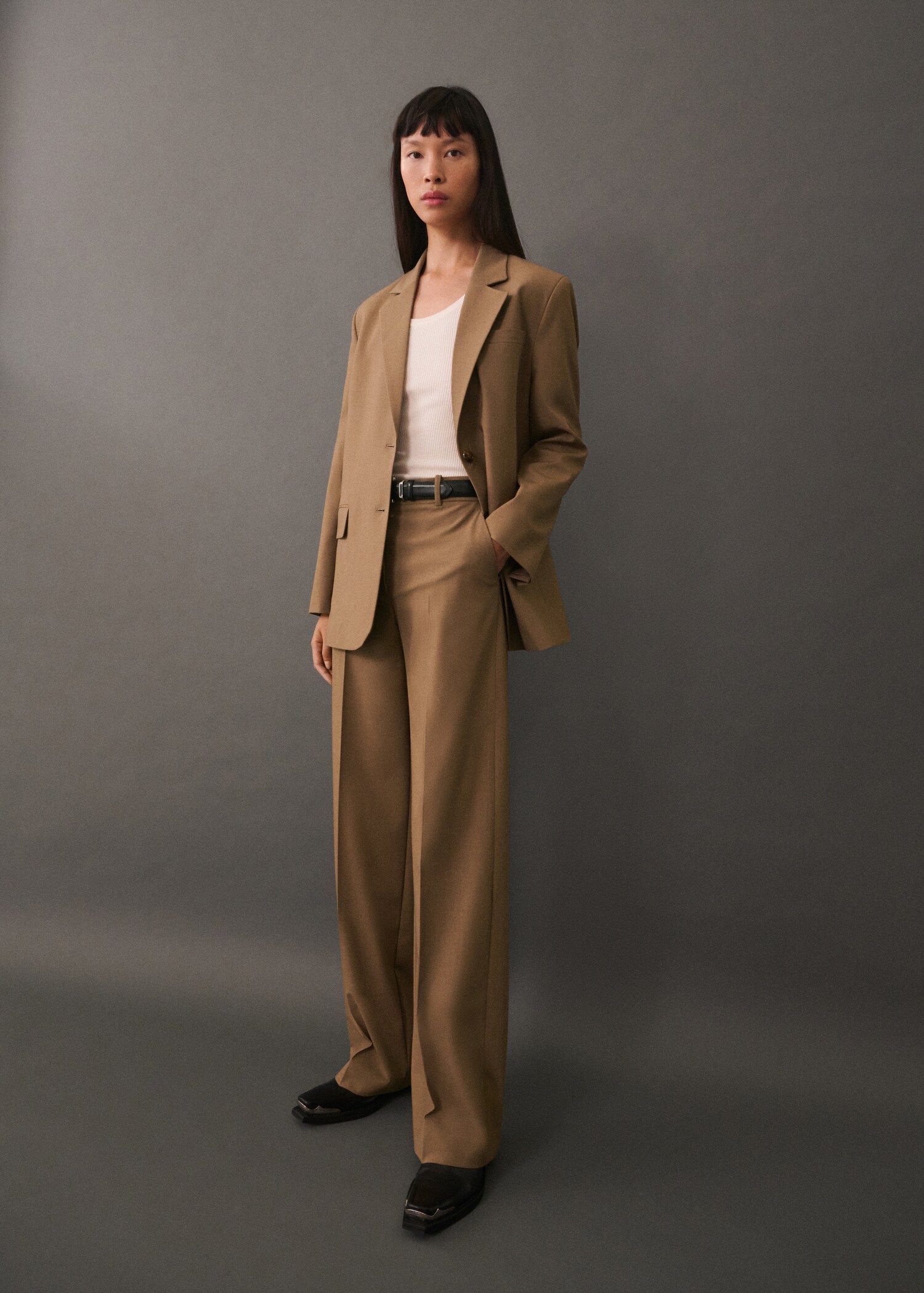 Pantalon costume pinces - Plan général