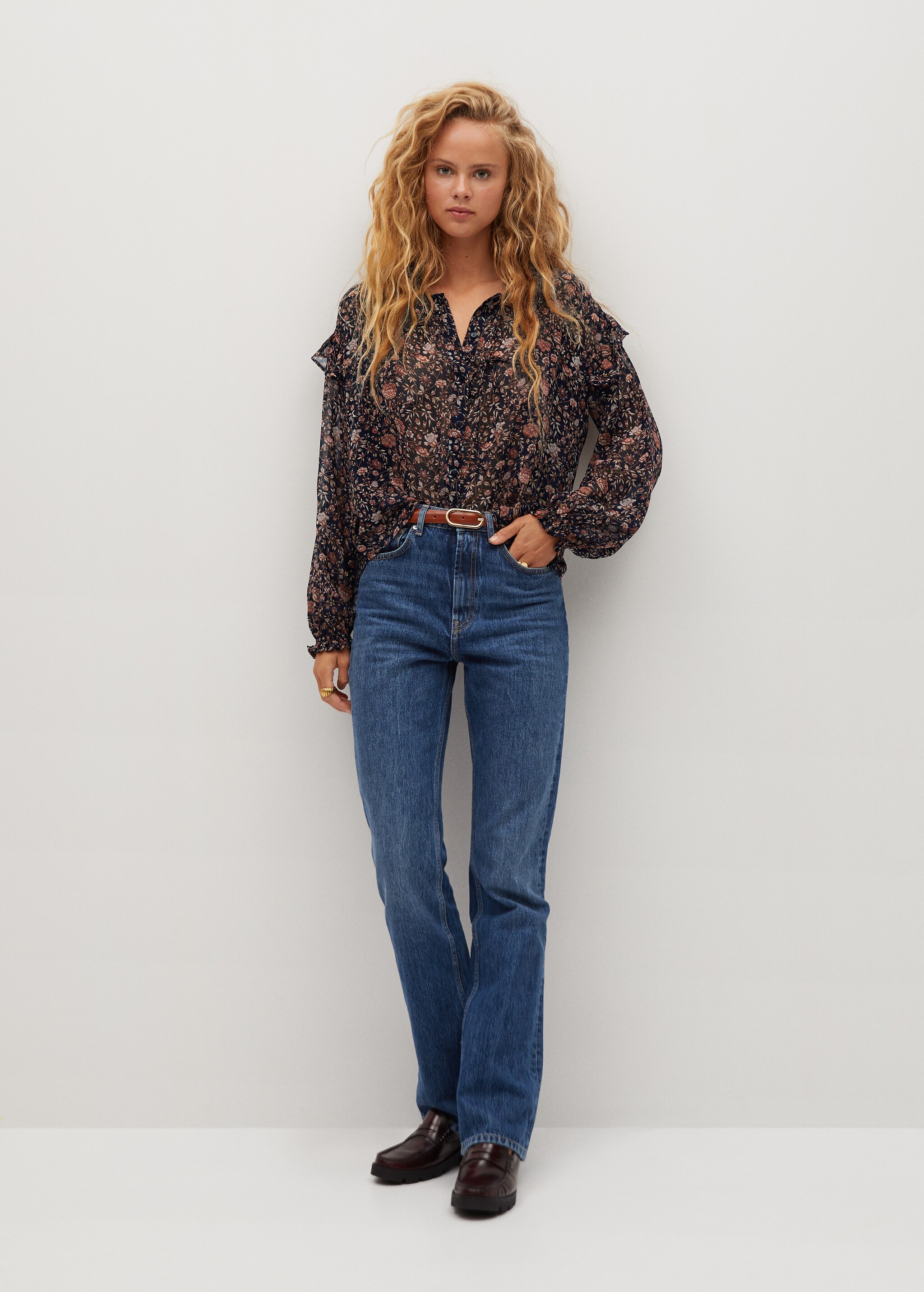 Blusa estampado floral - Plano general