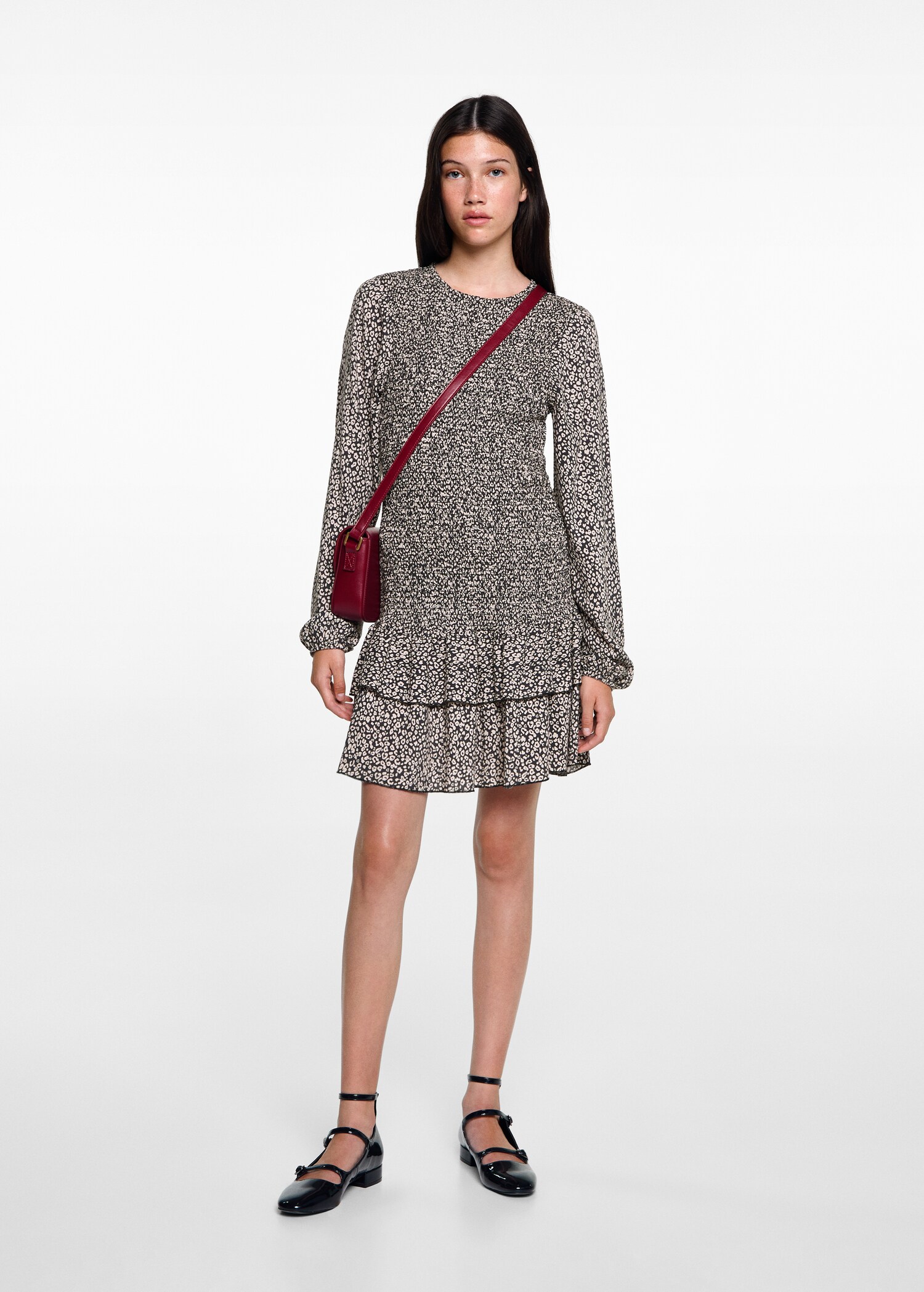 Leopard print dress - General plane