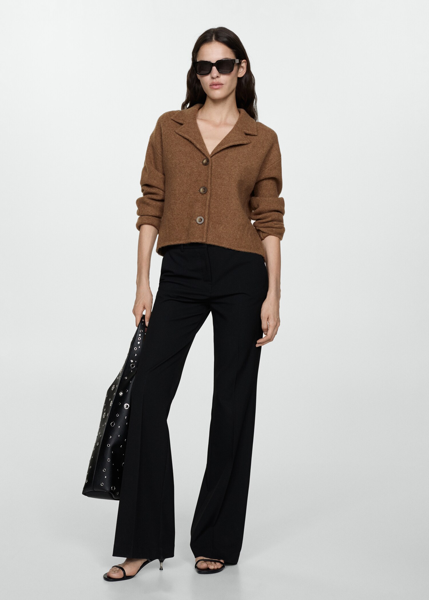 Chaqueta punto botones - Plano general