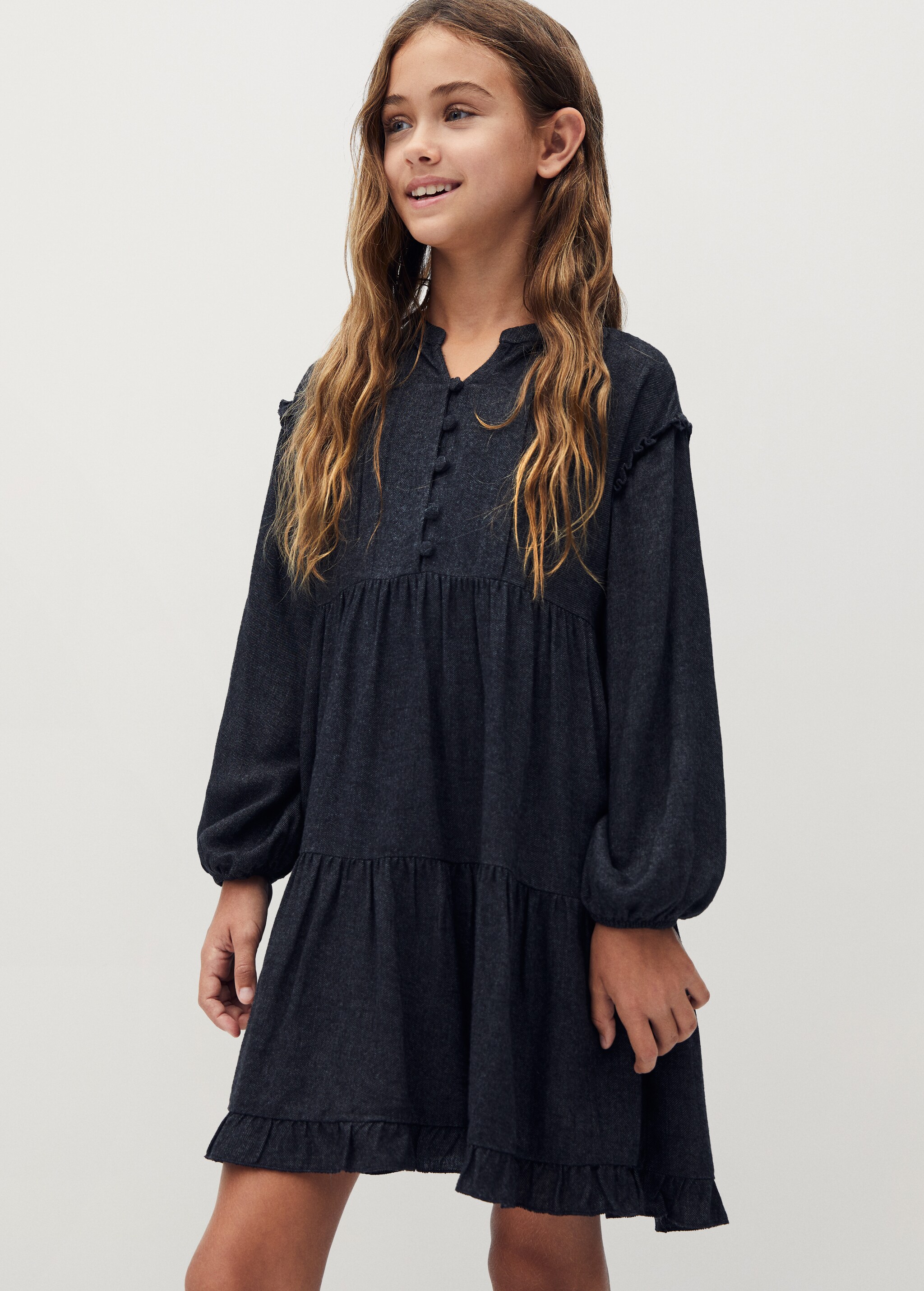Vestido volantes - Plano general
