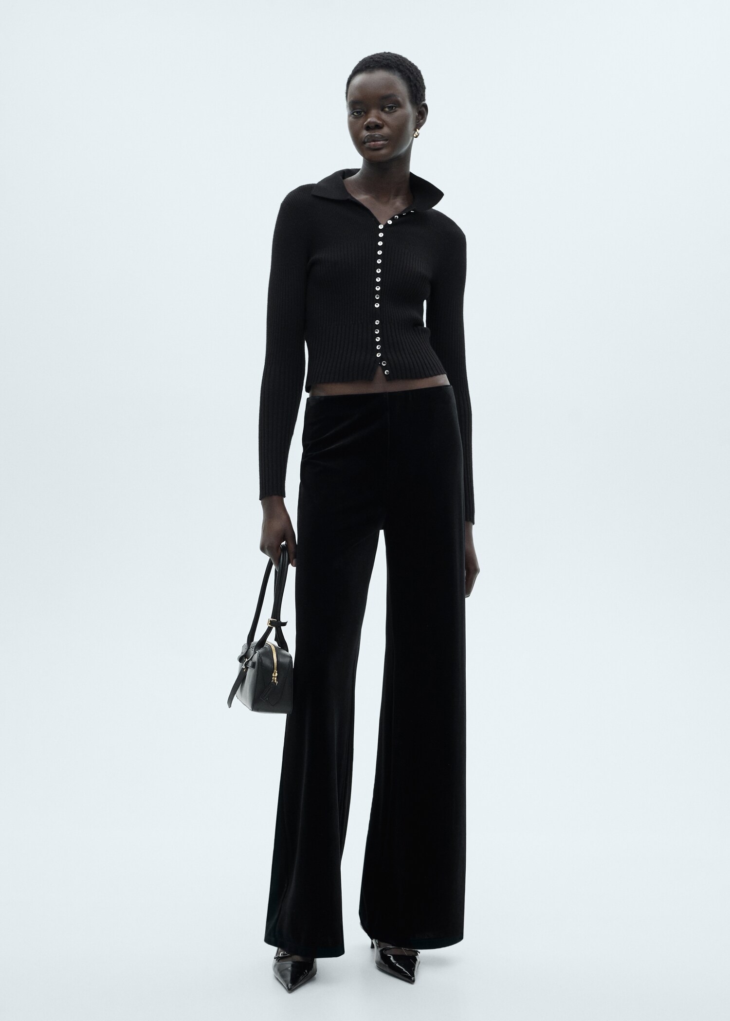 Wideleg-Samthose - Allgemeine Ansicht