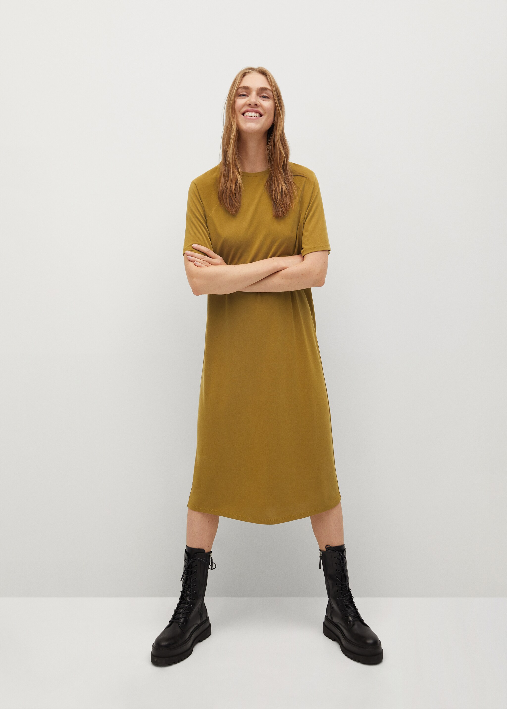Vestido modal midi - Plano general