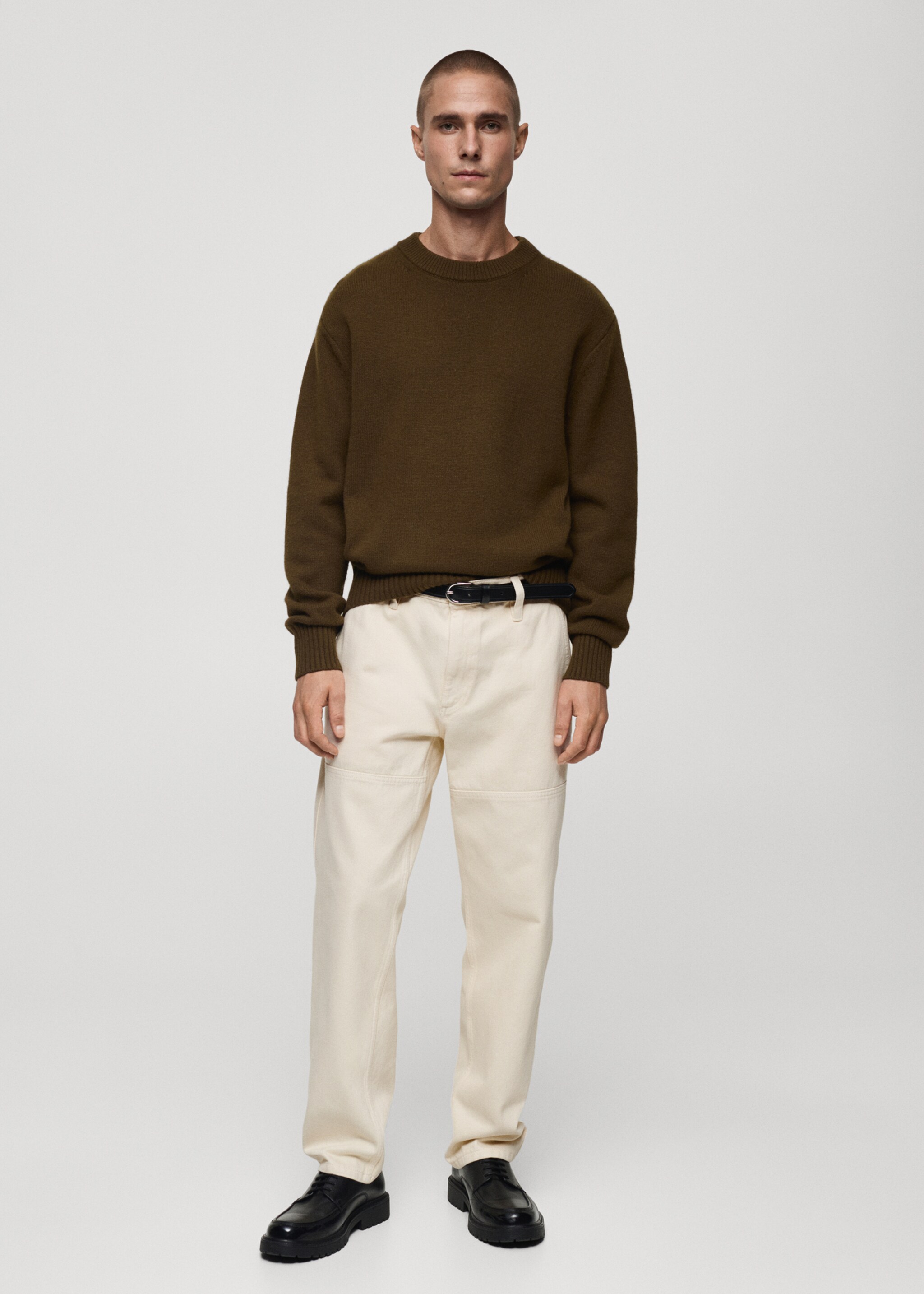 Regular-fit jeans with seam detail - General plane