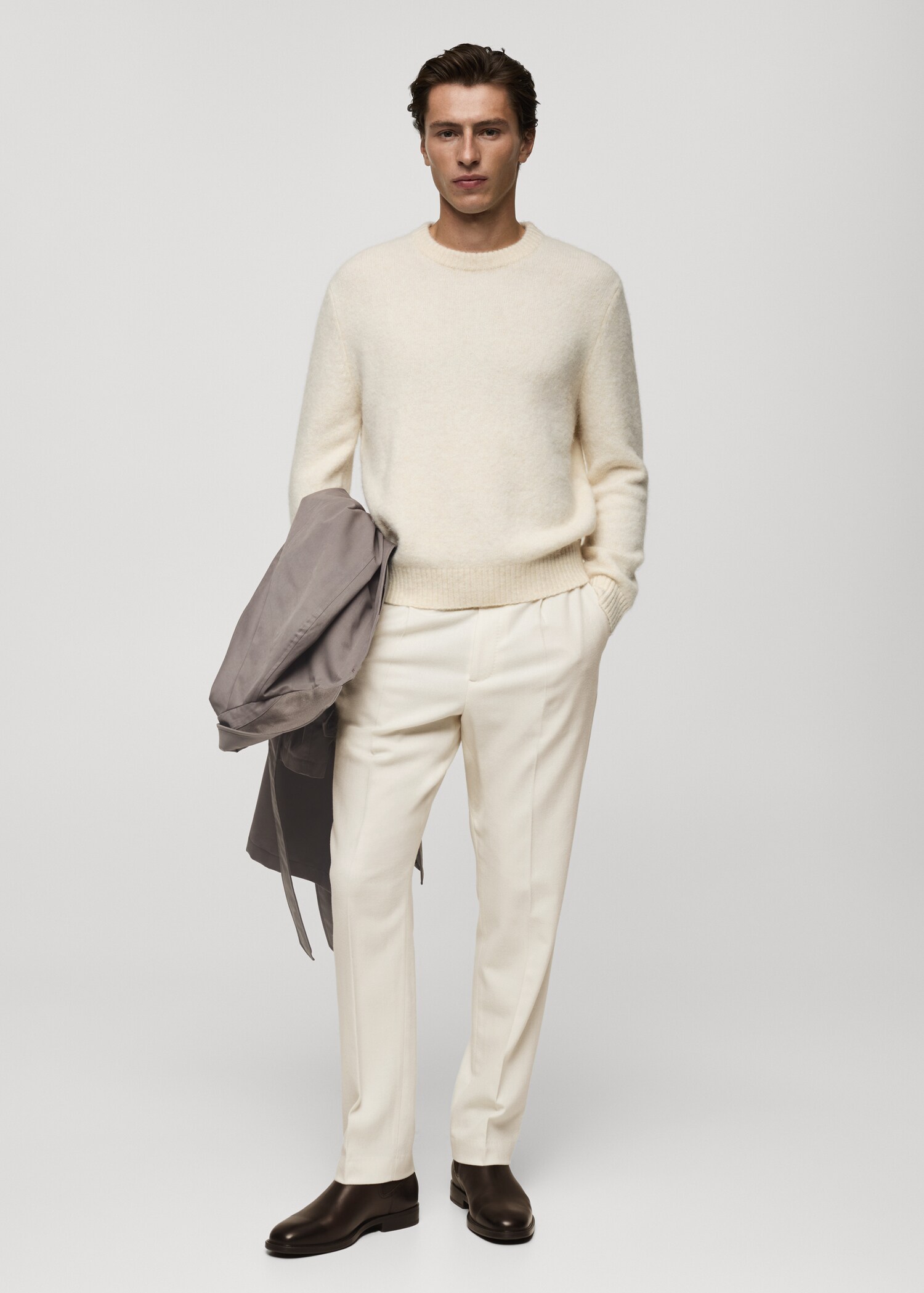Pullover misto lana e alpaca - Piano generale