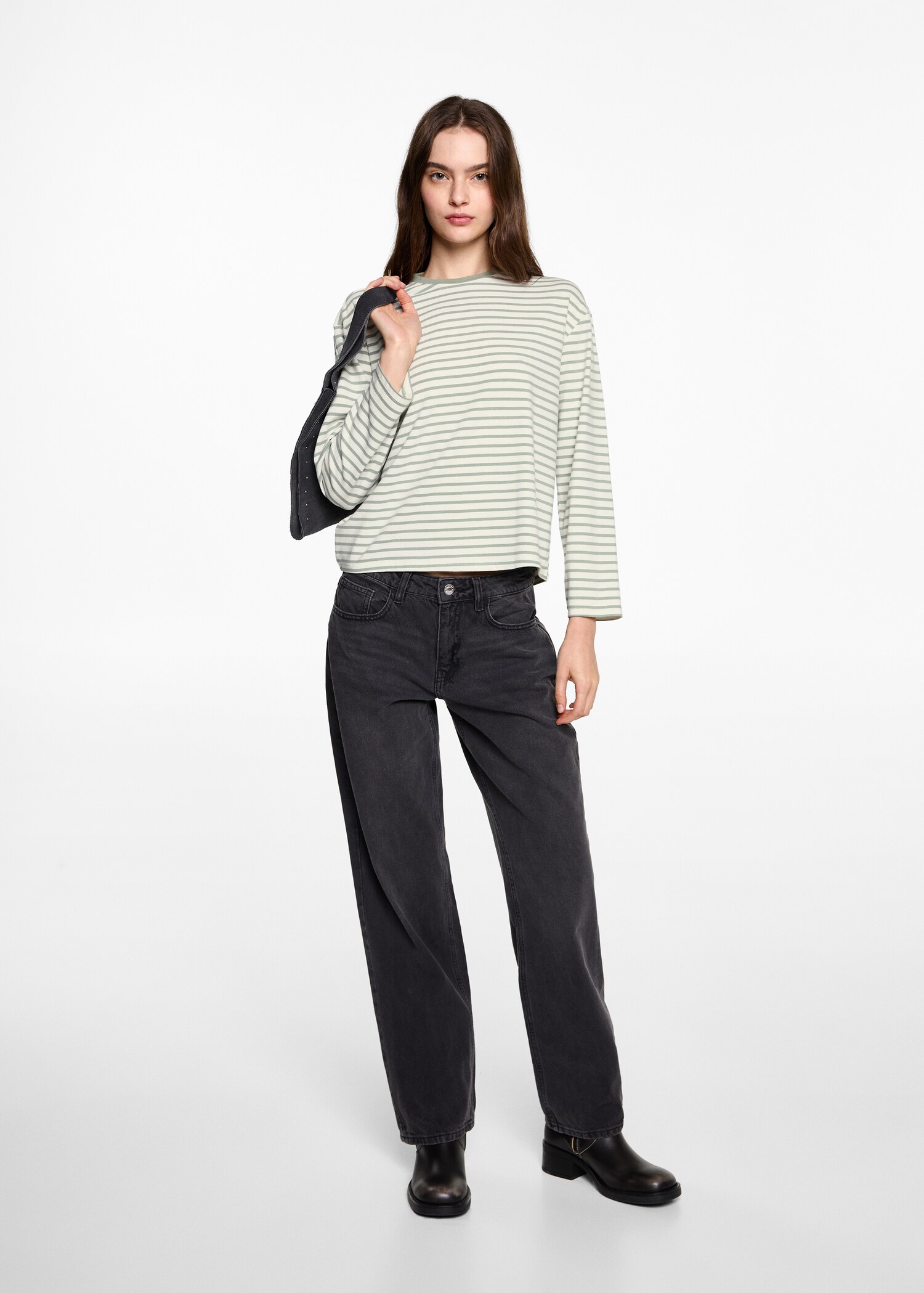Striped long sleeves t-shirt - General plane