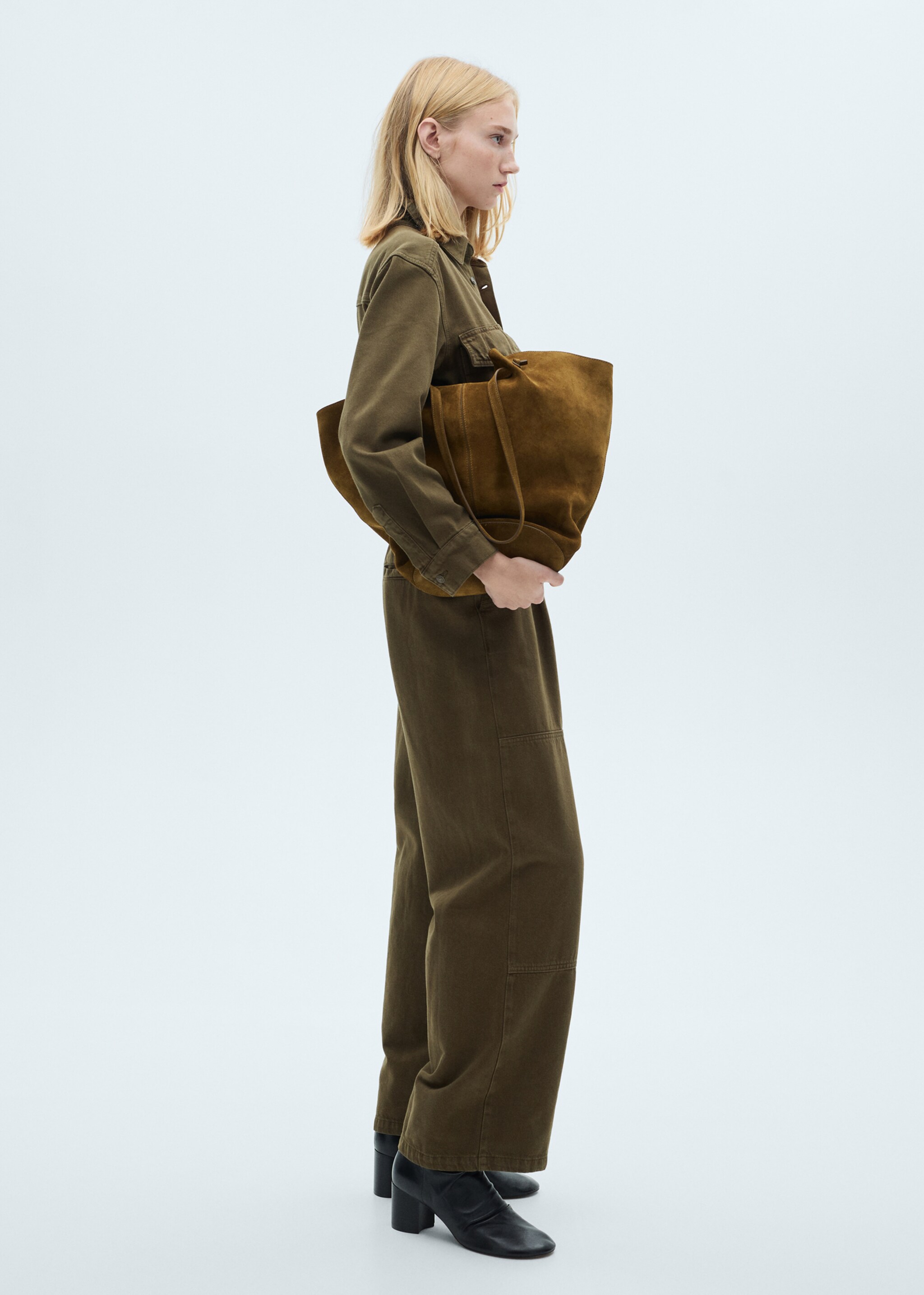 Farmeroverall övvel - Általános sík, Khaki. Ref: 77039047-00.