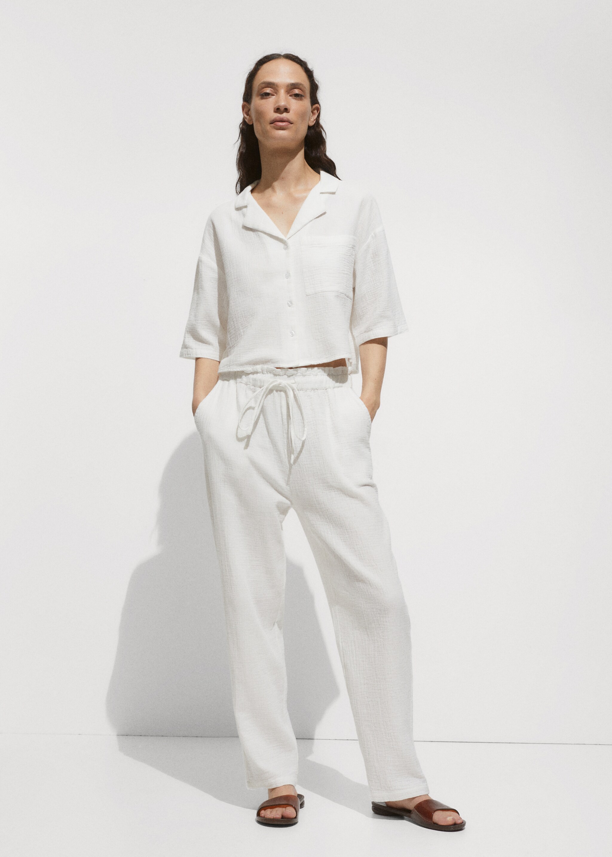 Short sleeved cotton shirt - General plane