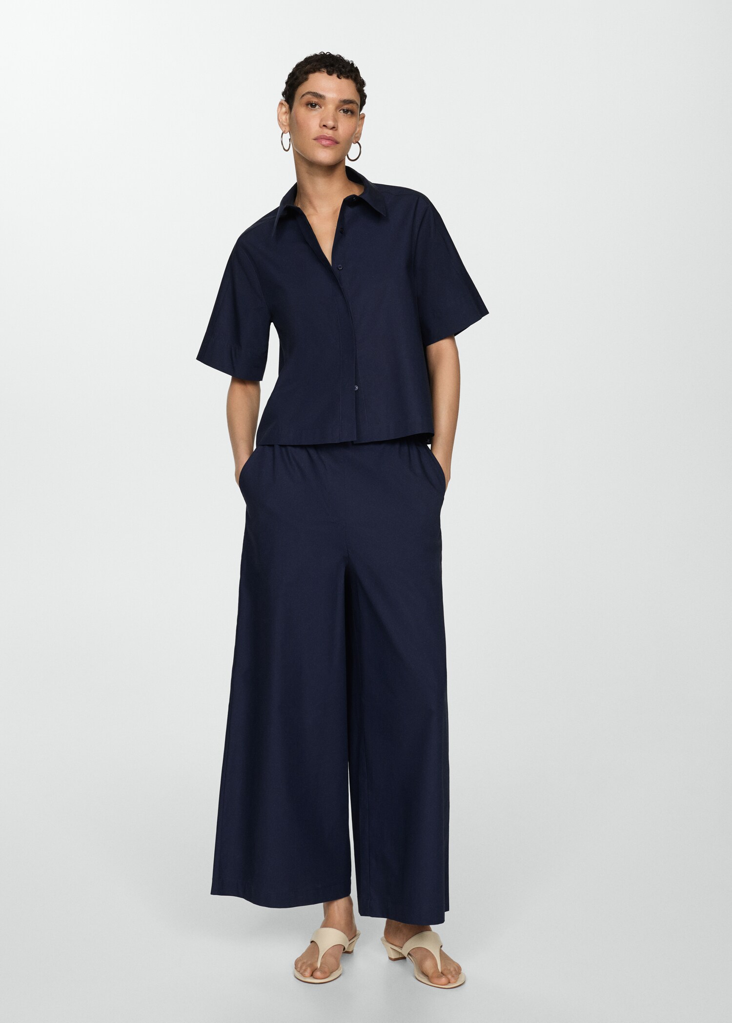 Short sleeved cotton shirt - General plane