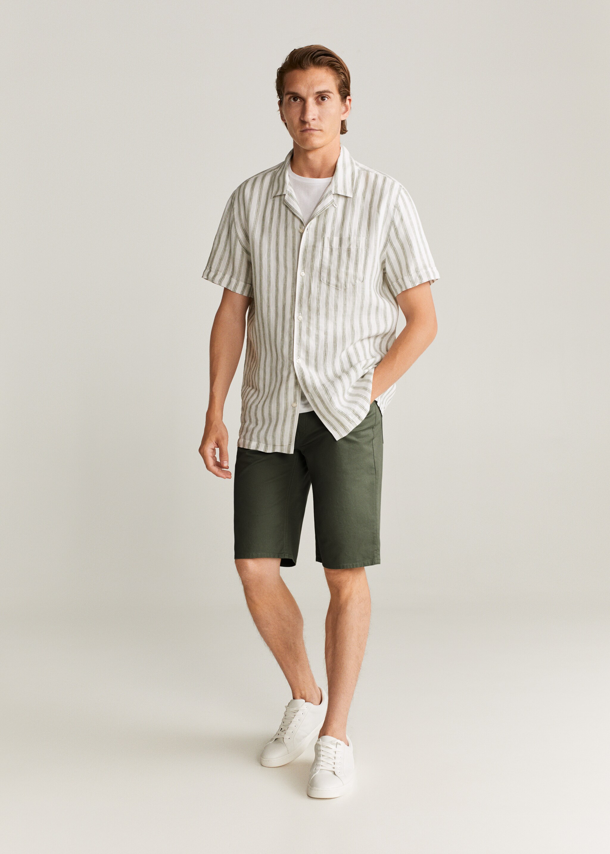 Bermudas algodón bolsillos - Plano general