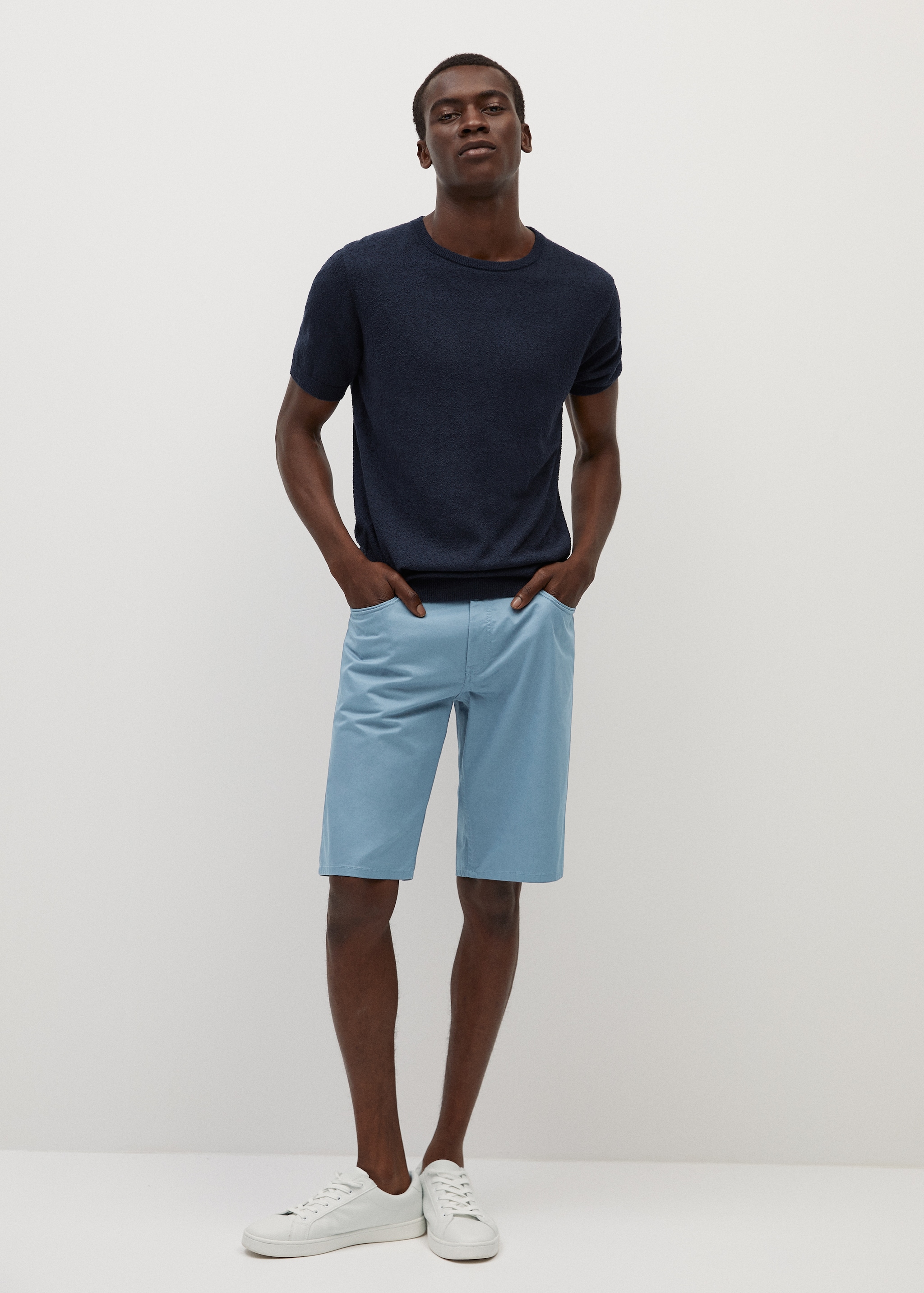 Bermudas algodón bolsillos - Plano general