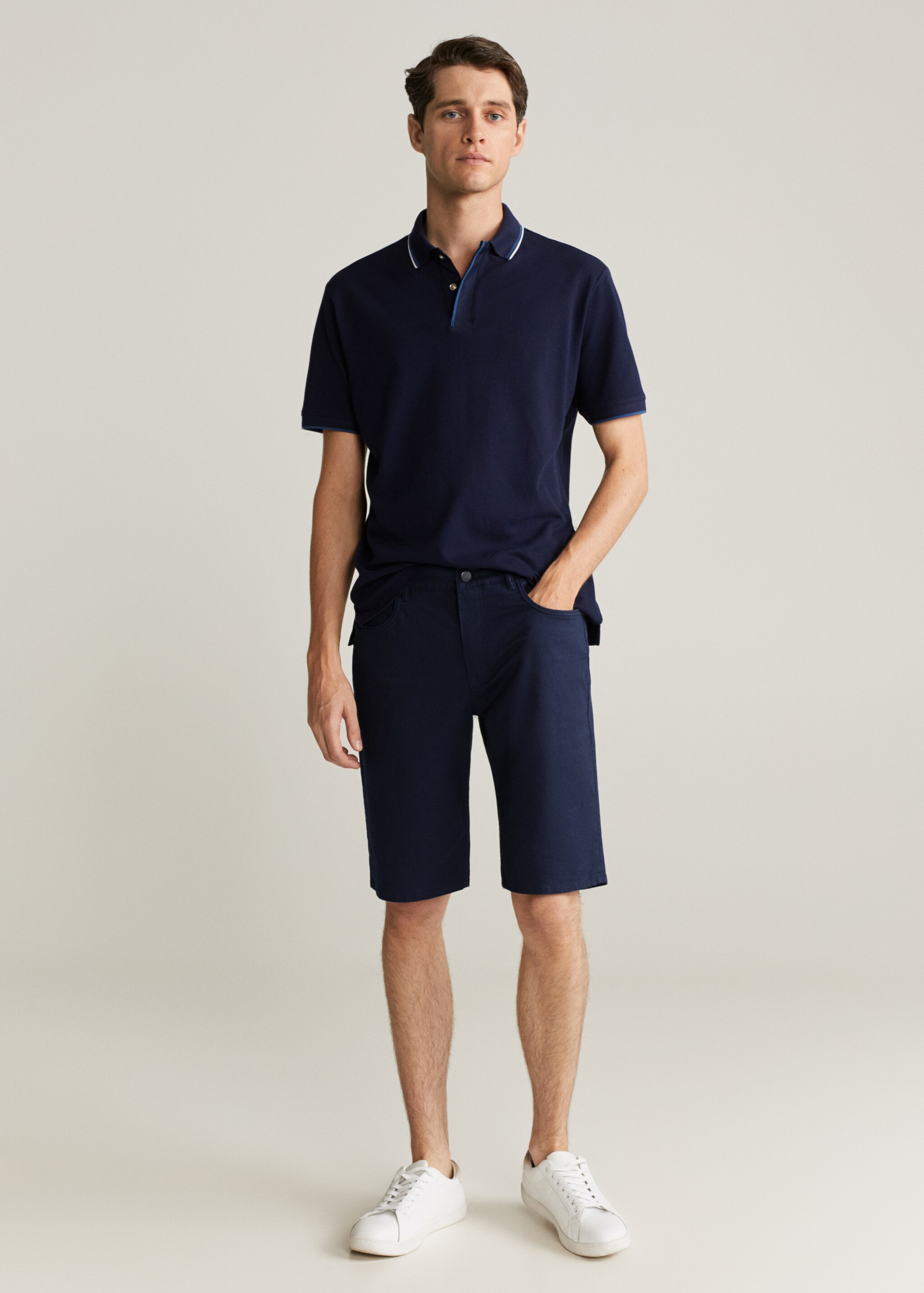 Bermudas algodón bolsillos - Plano general