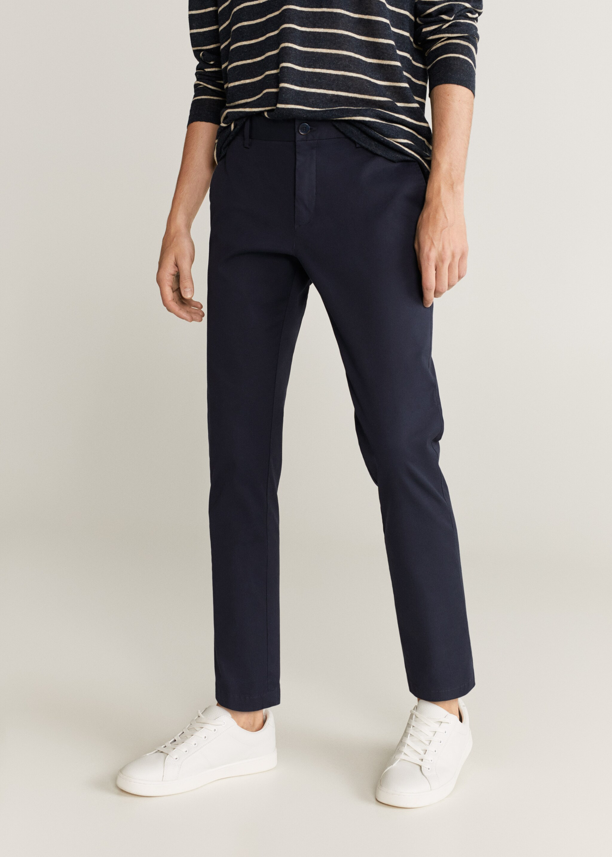Pantalons tapered fit crop - Pla general