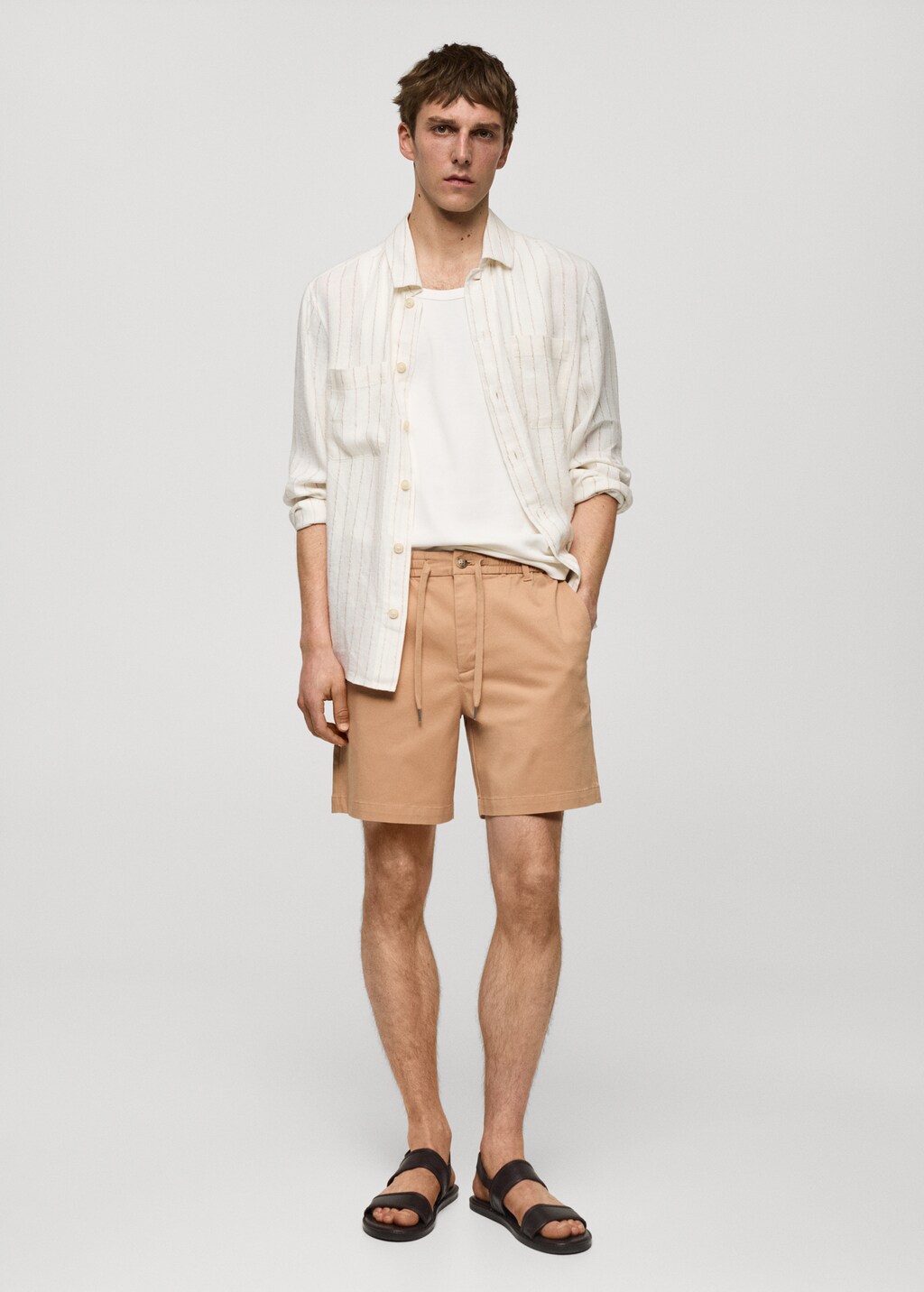 Dapper's ダッパーズ　Modern Smart Shorts リネン　麻 Dapper's ダッパーズ Modern Smart Shorts リネン 麻 - メルカリ