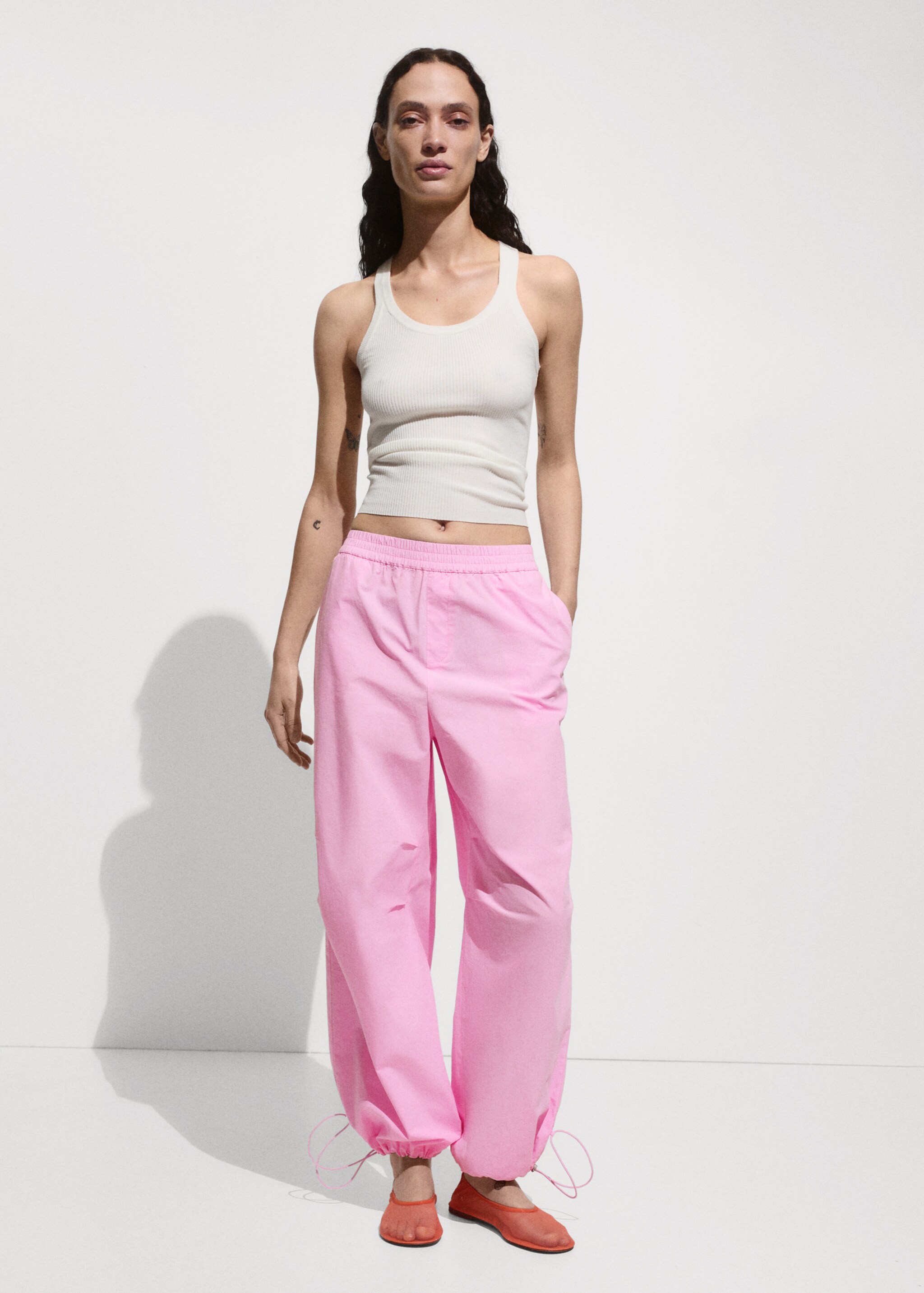 Cotton parachute trousers - General plane