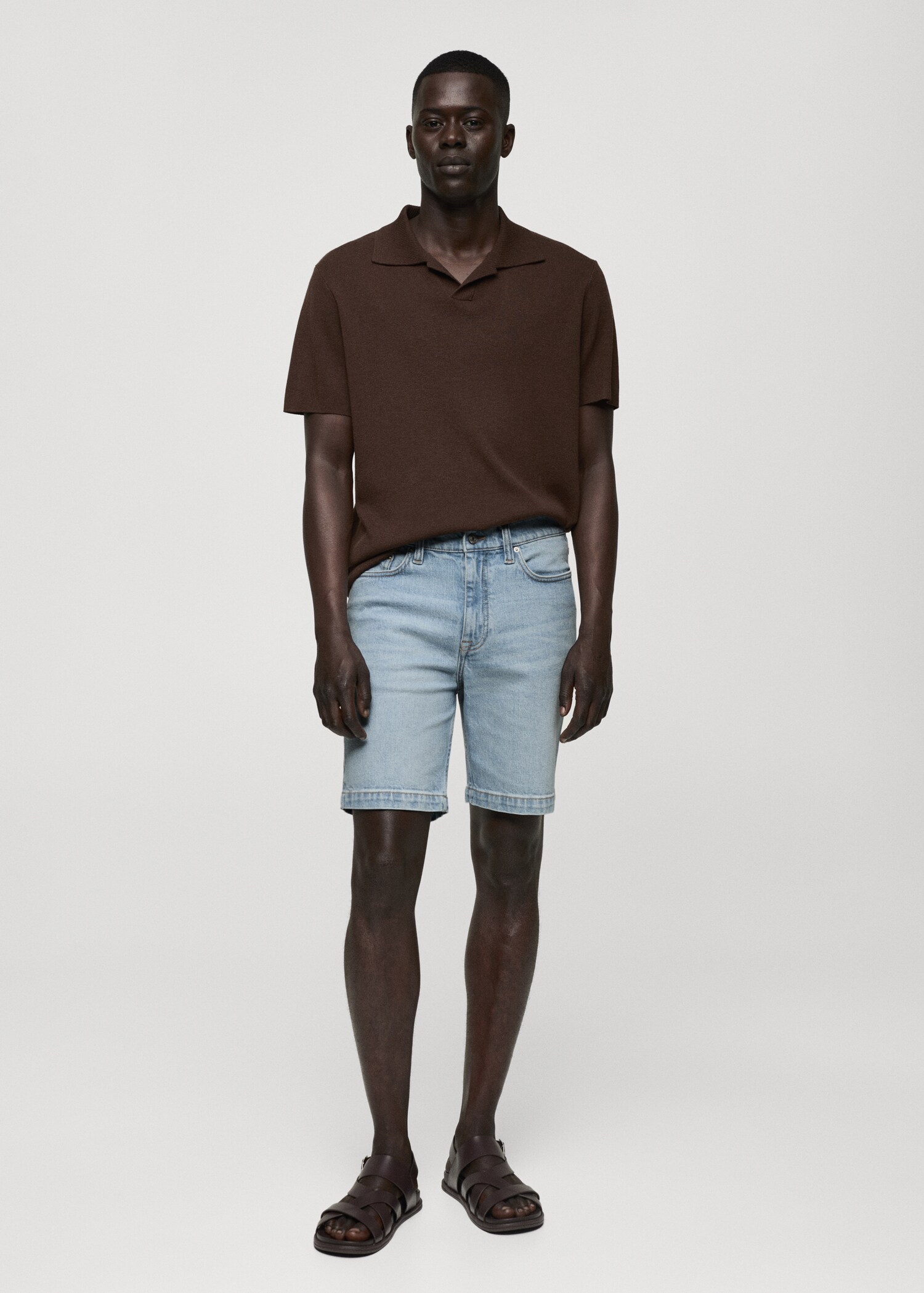 Bermudes texanes regular fit - Pla general