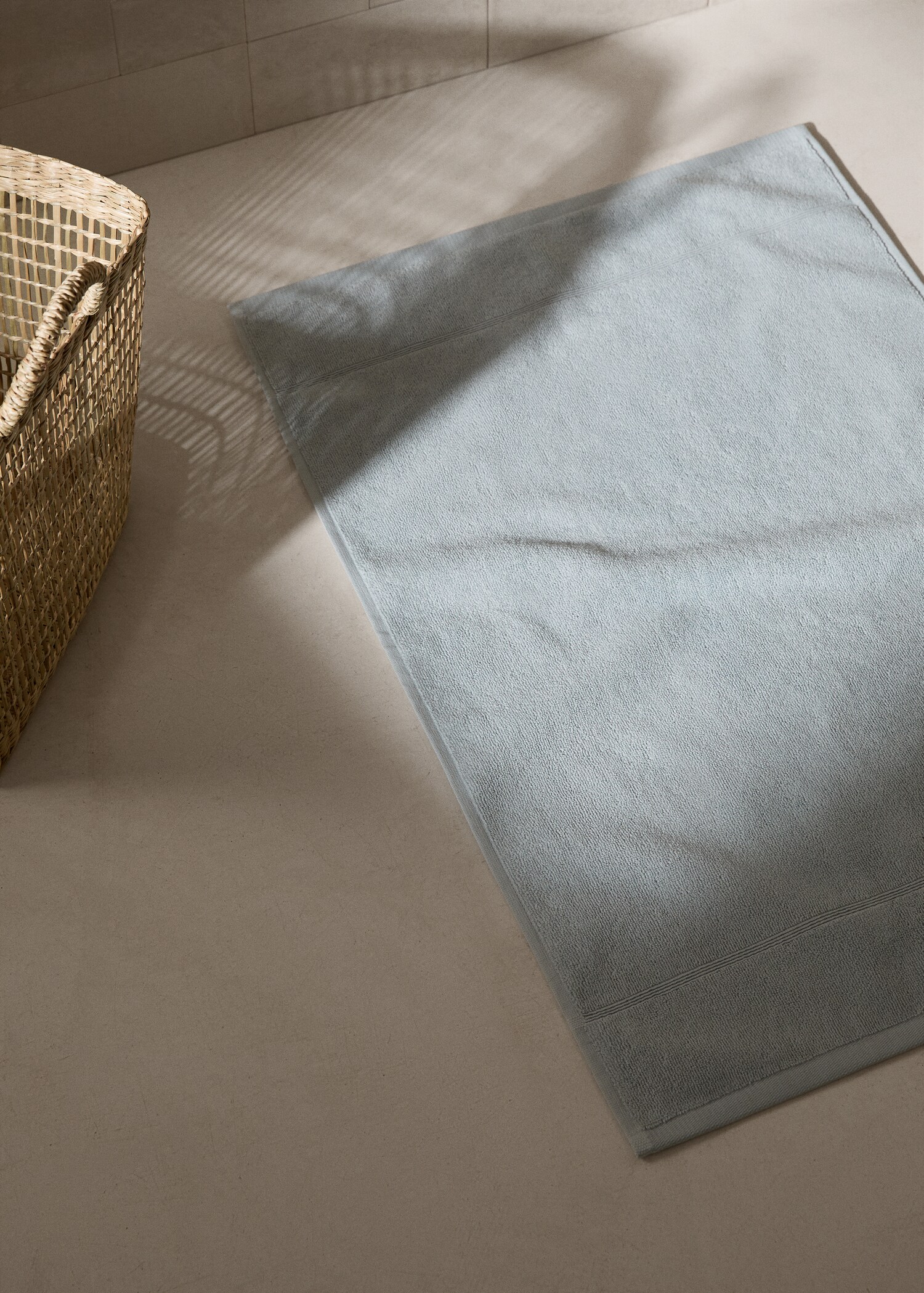 Cotton bath mat - General plane