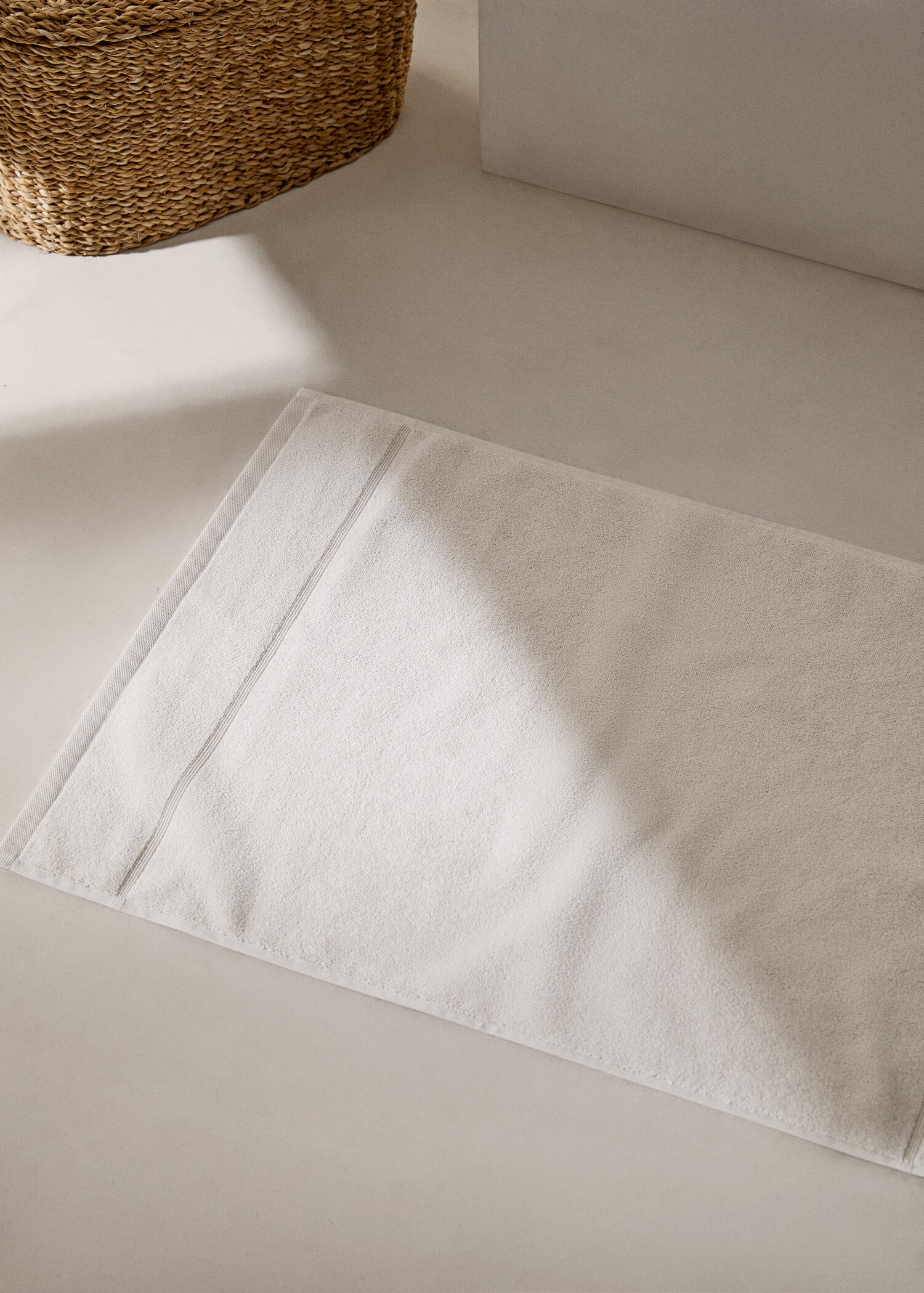 Cotton bath mat - General plane