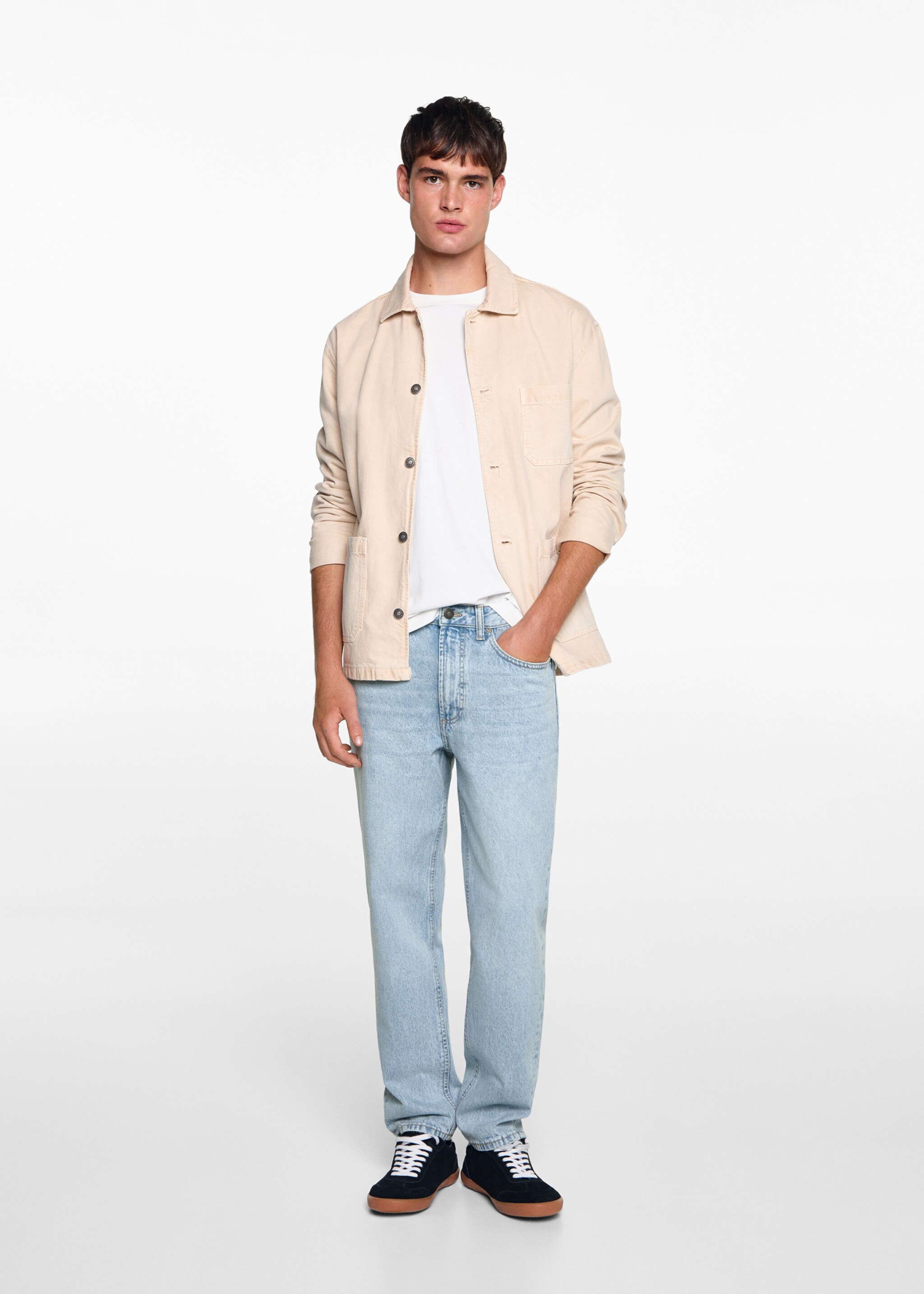 Jean regular-fit - Plan général, Bleu clair. Ref: 77041508-00.