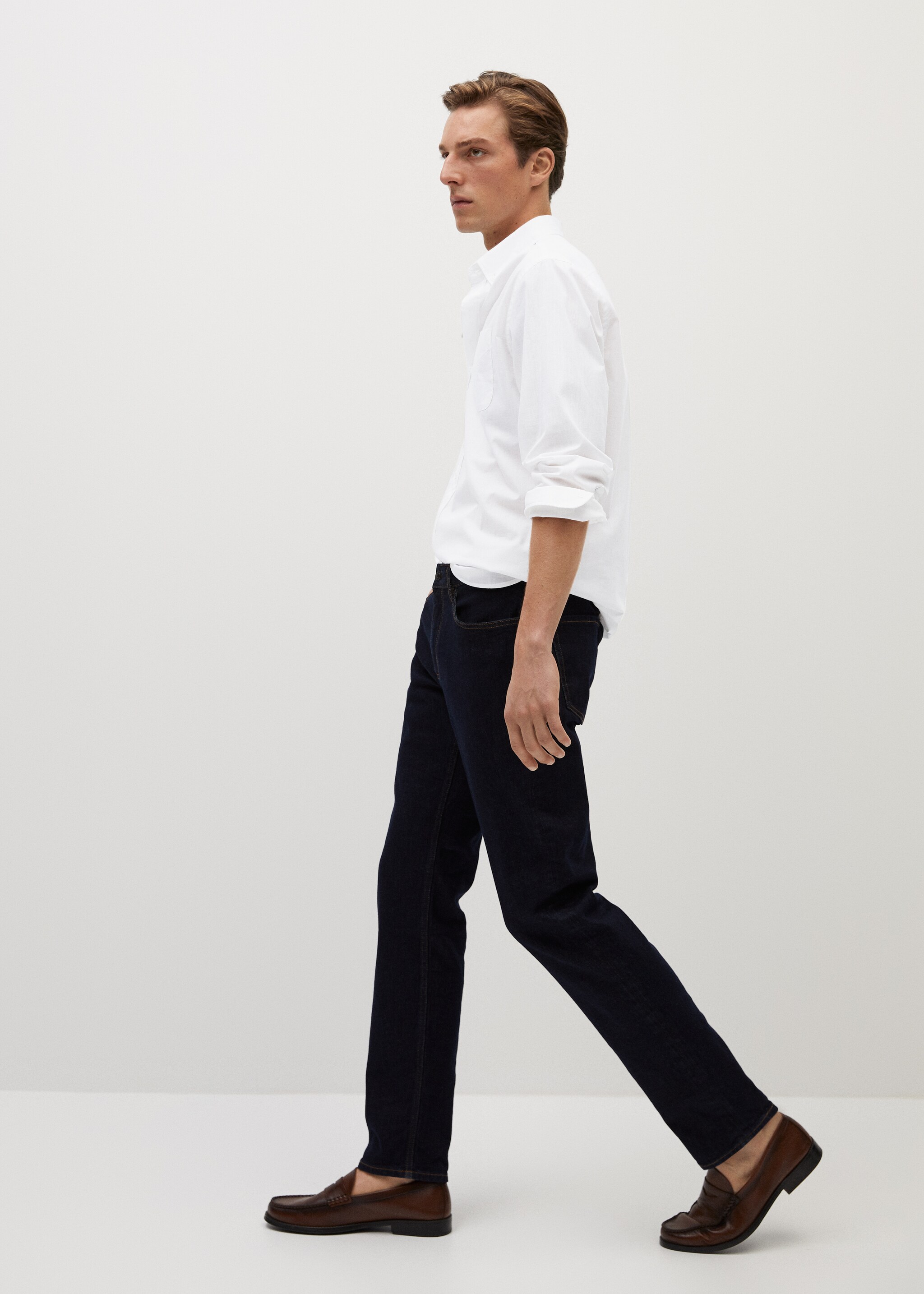 Regular-fit 100% Tencel shirt - General plane