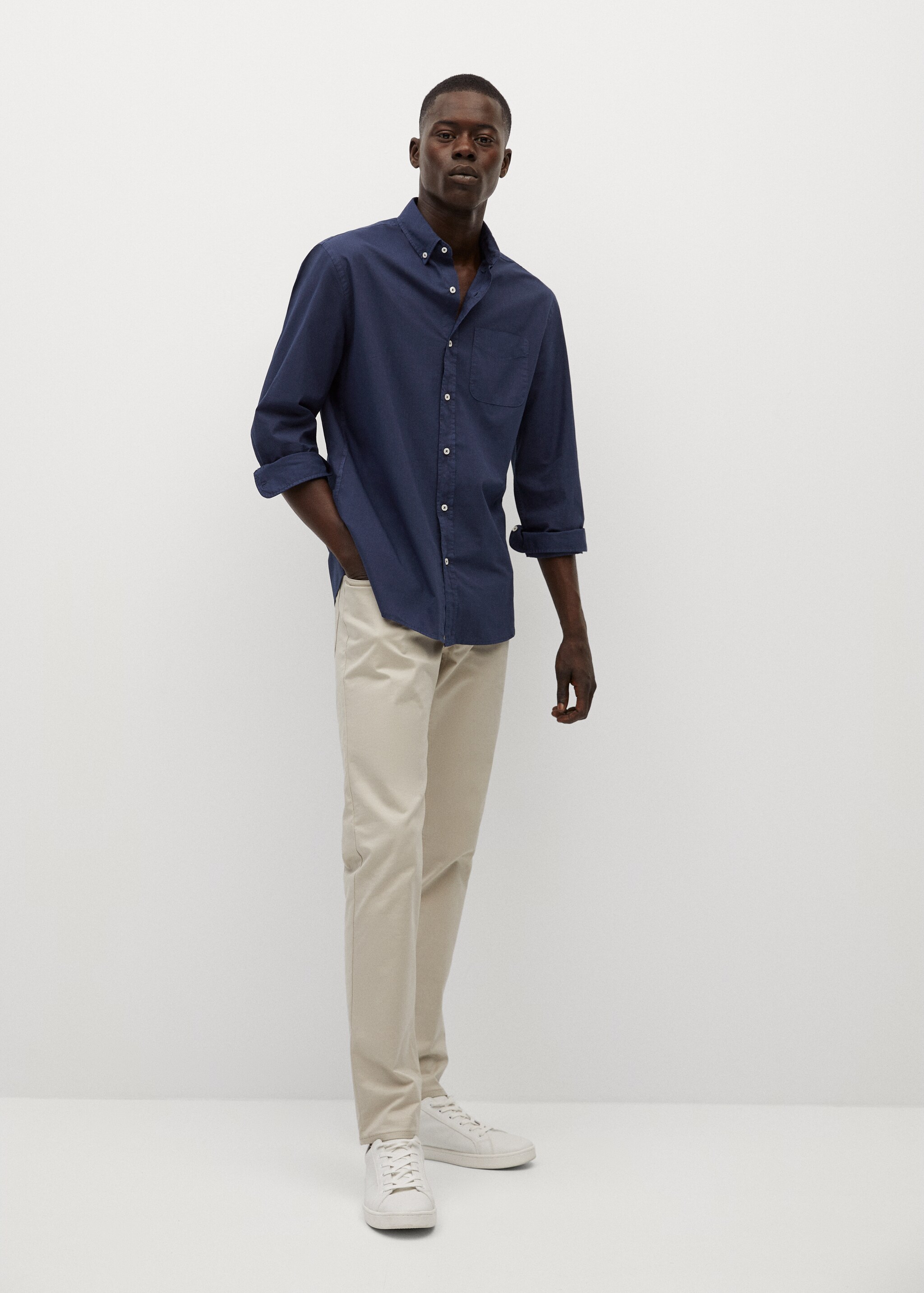 Regular-fit 100% Tencel shirt - General plane