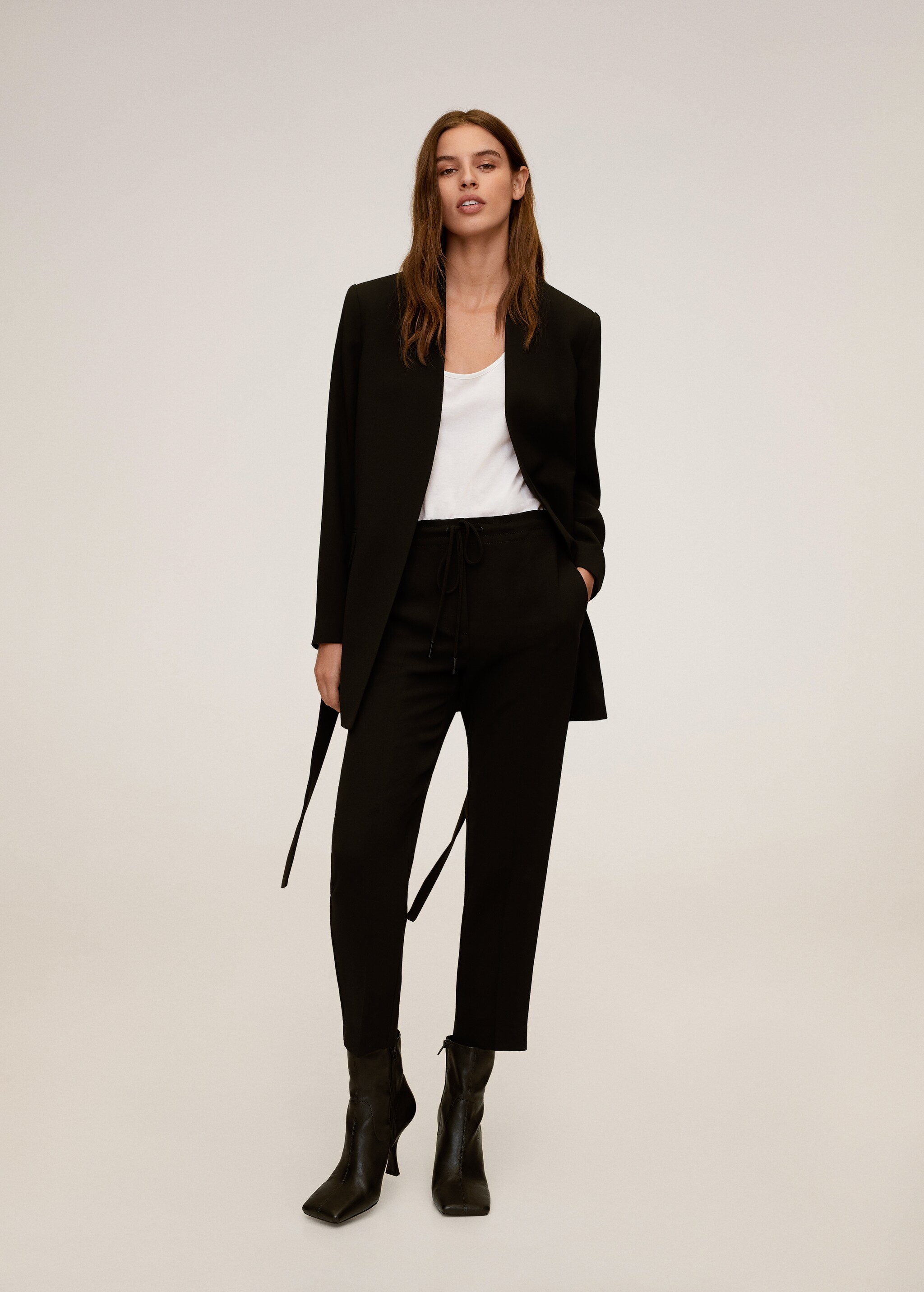 Pantalón recto traje - Plano general