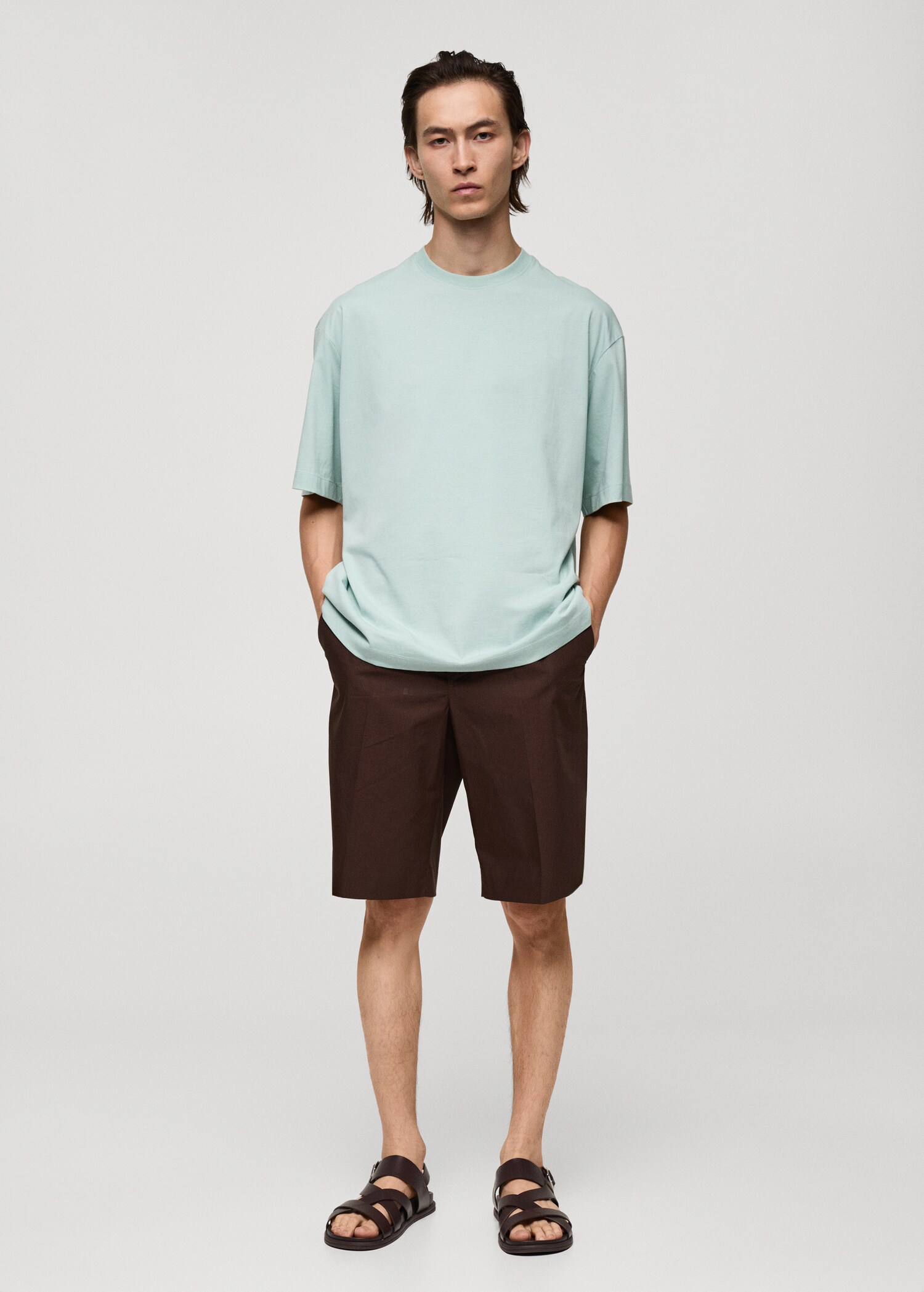Oversized-T-Shirt aus 100 % Baumwolle - Allgemeine Ansicht