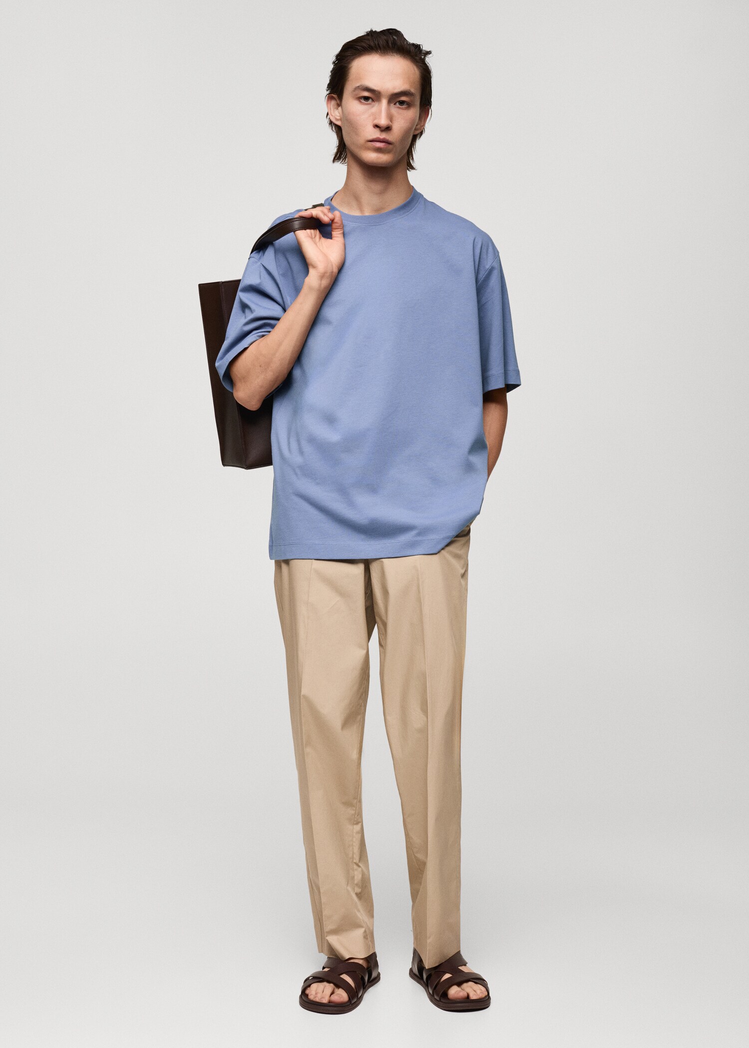 Oversized-T-Shirt aus 100 % Baumwolle - Allgemeine Ansicht