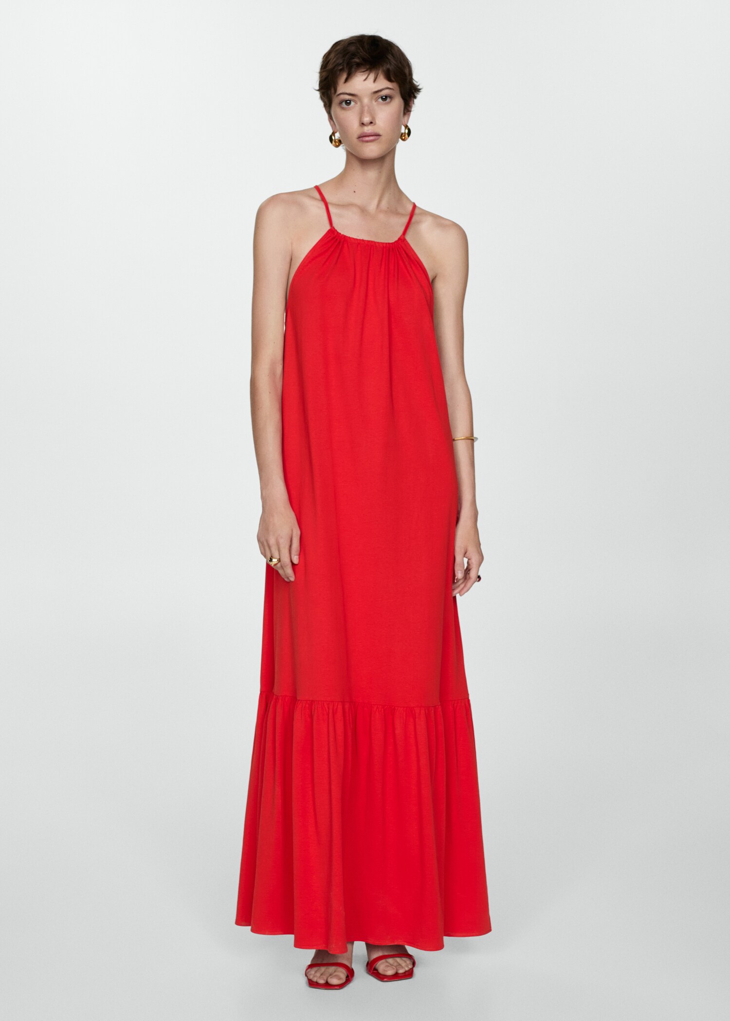 Robe longue coton - Plan général