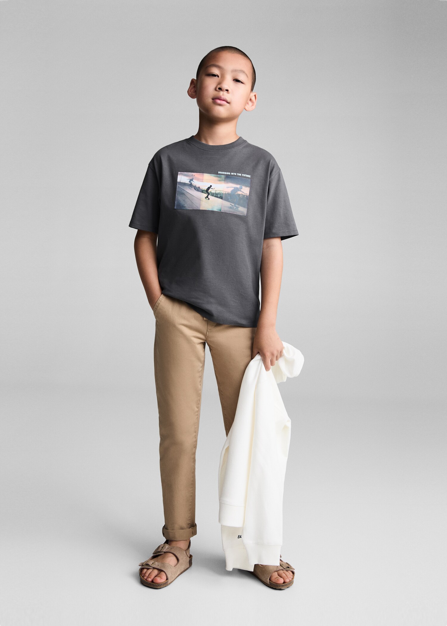 T-shirt coton imprimé - Plan général