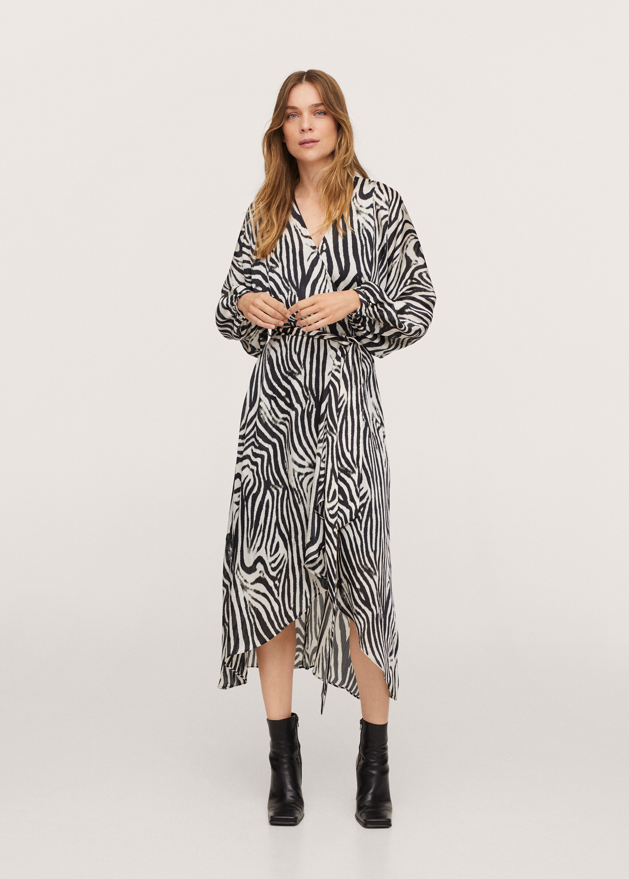 Robe imprimée zèbre - Plan général