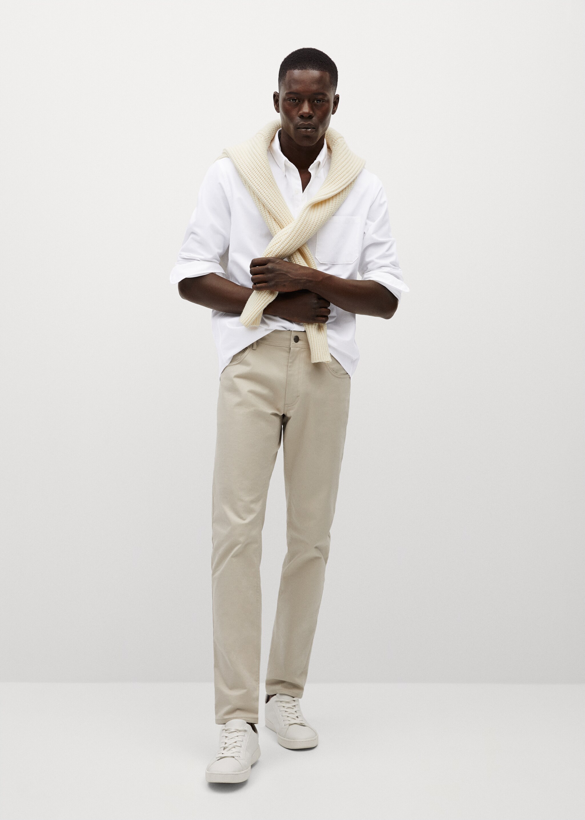 Camisa regular fit algodón - Plano general