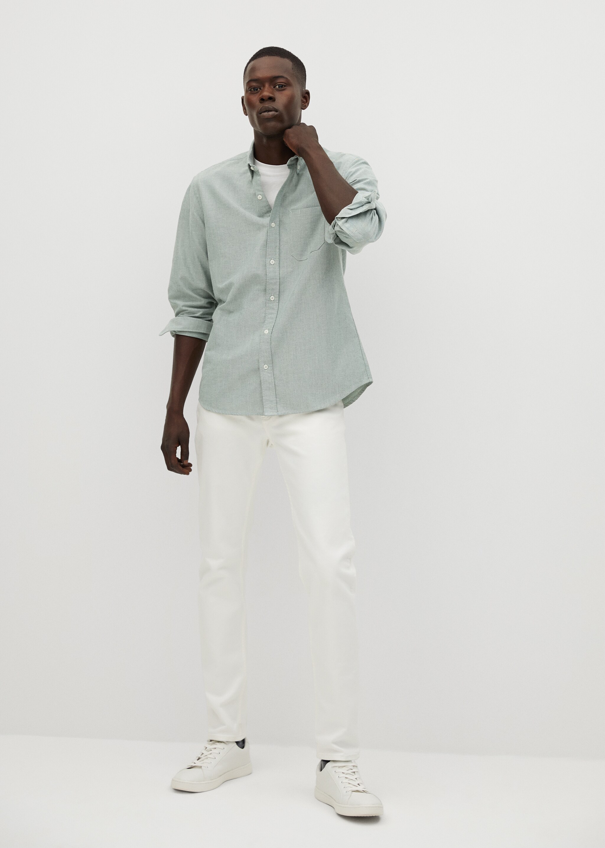 Camisa regular fit algodón - Plano general