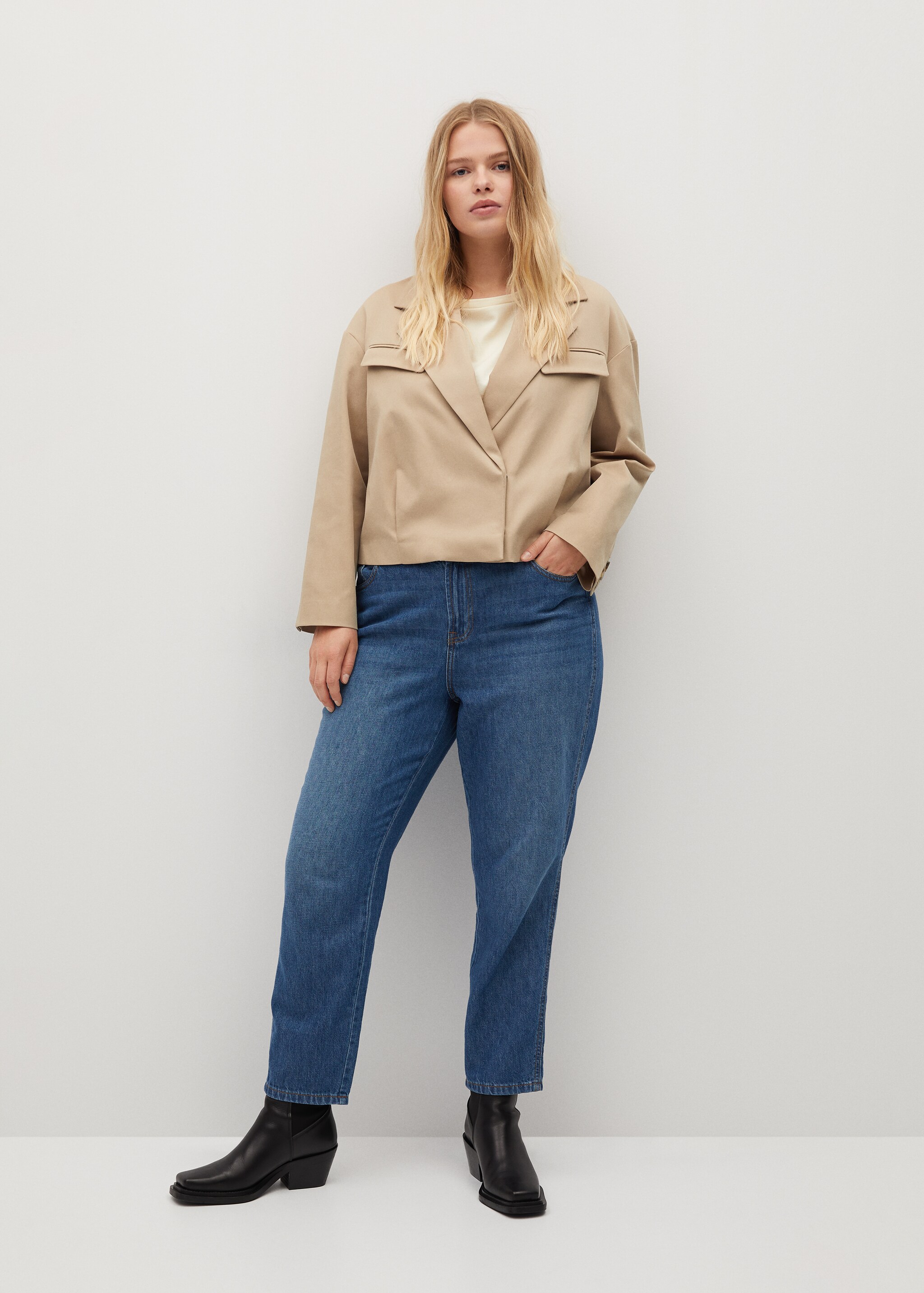 Jacket with lapels - General plane