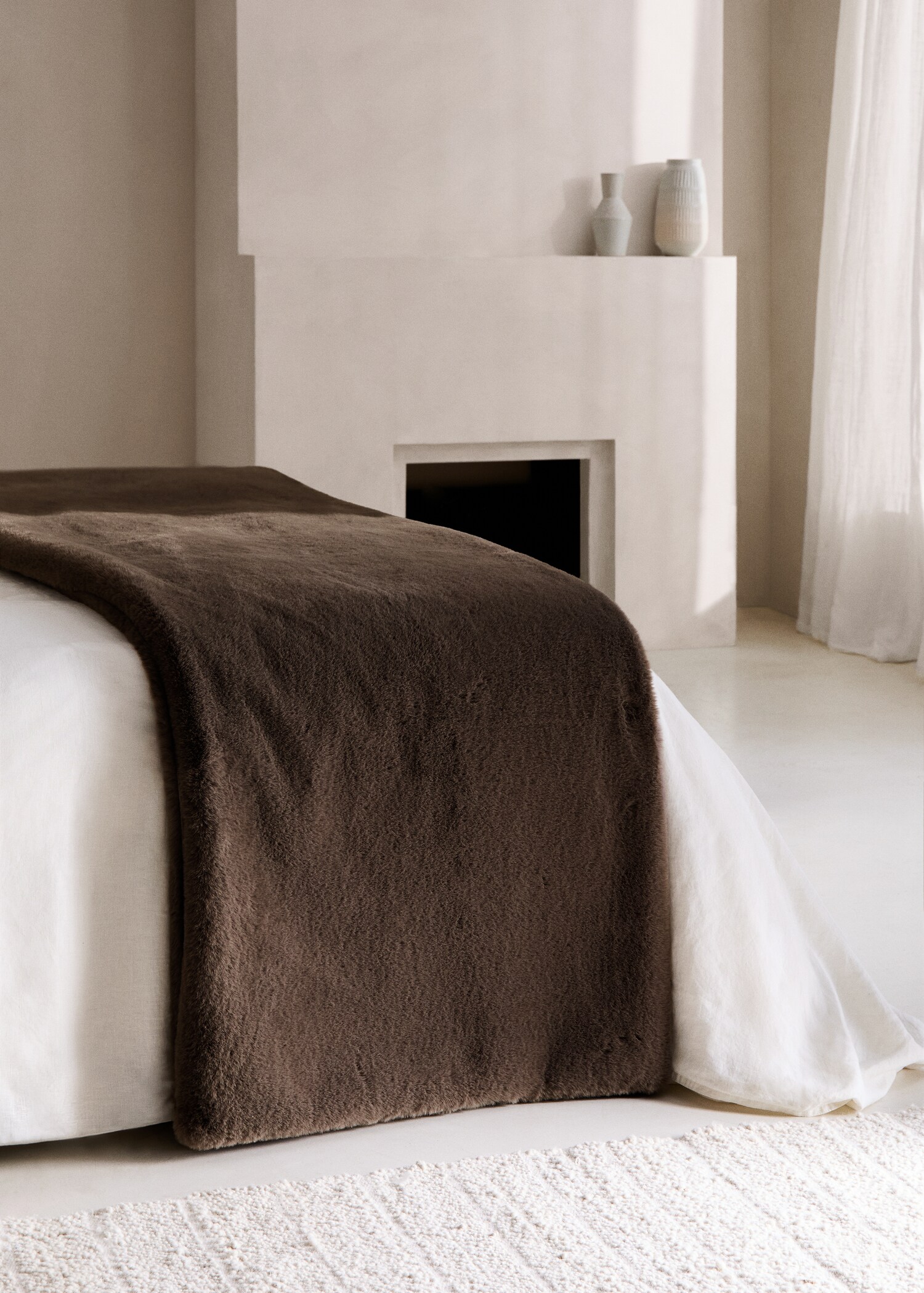 Faux-fur XL blanket 160x240cm - General plane