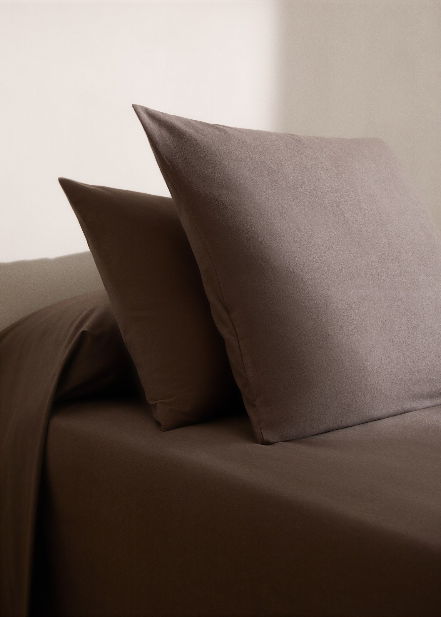 Plain flannel pillowcase 50x75cm - General plane