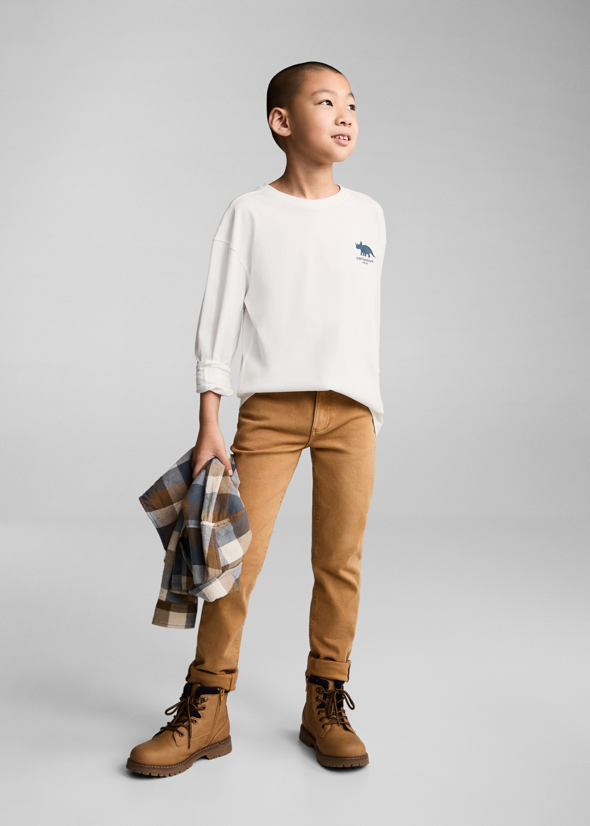 Printed long sleeve t-shirt - General plane, Off White. Ref: 77047930-00.