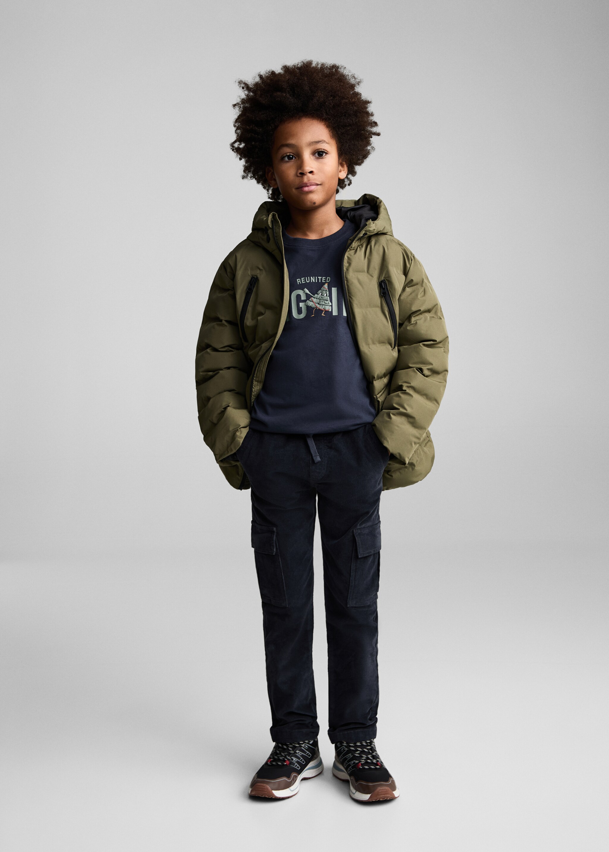 Long sleeve cotton t-shirt - General plane, Dark Navy. Ref: 77049407-00.