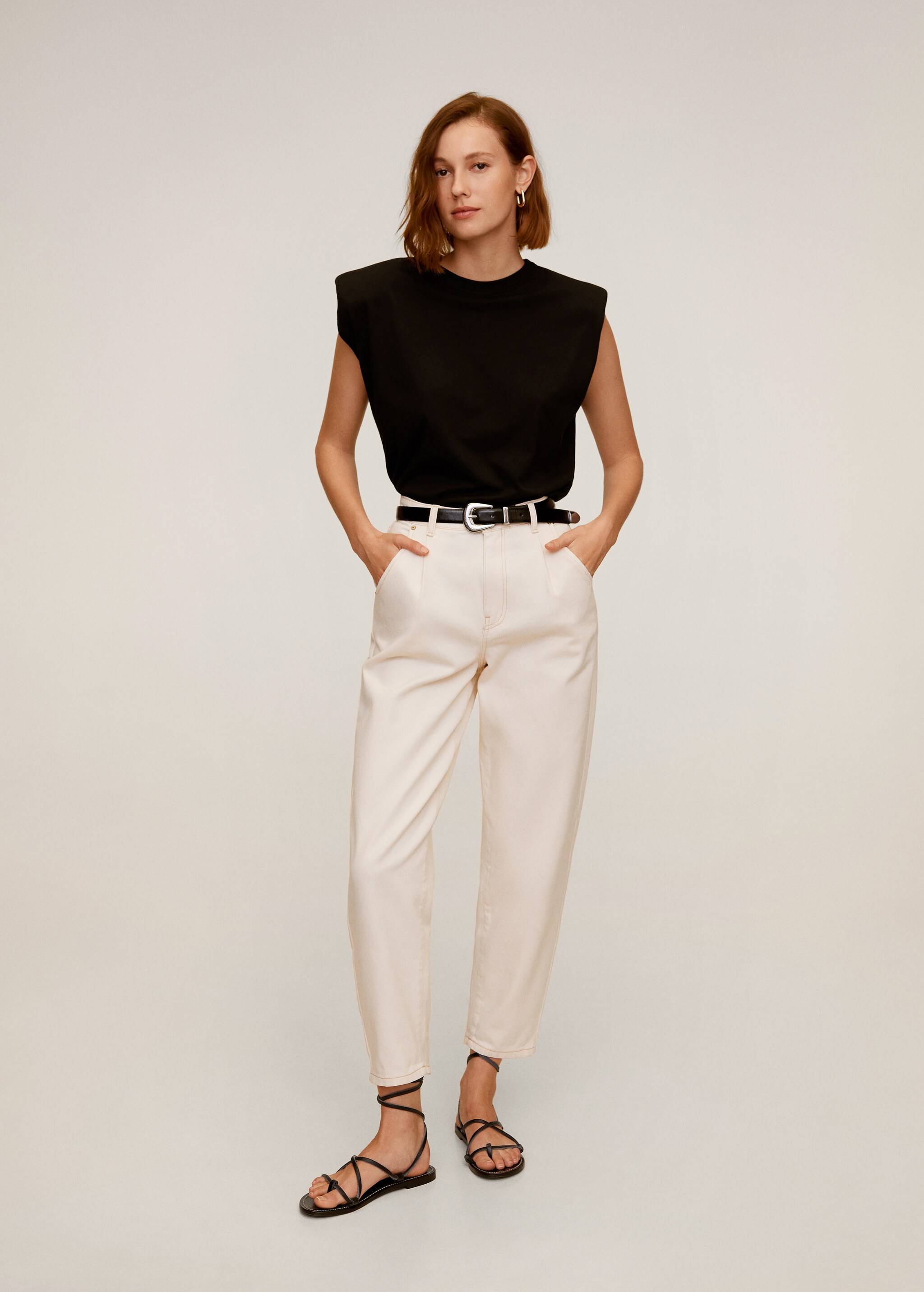 Jeans slouchy pinzas  - Plano general