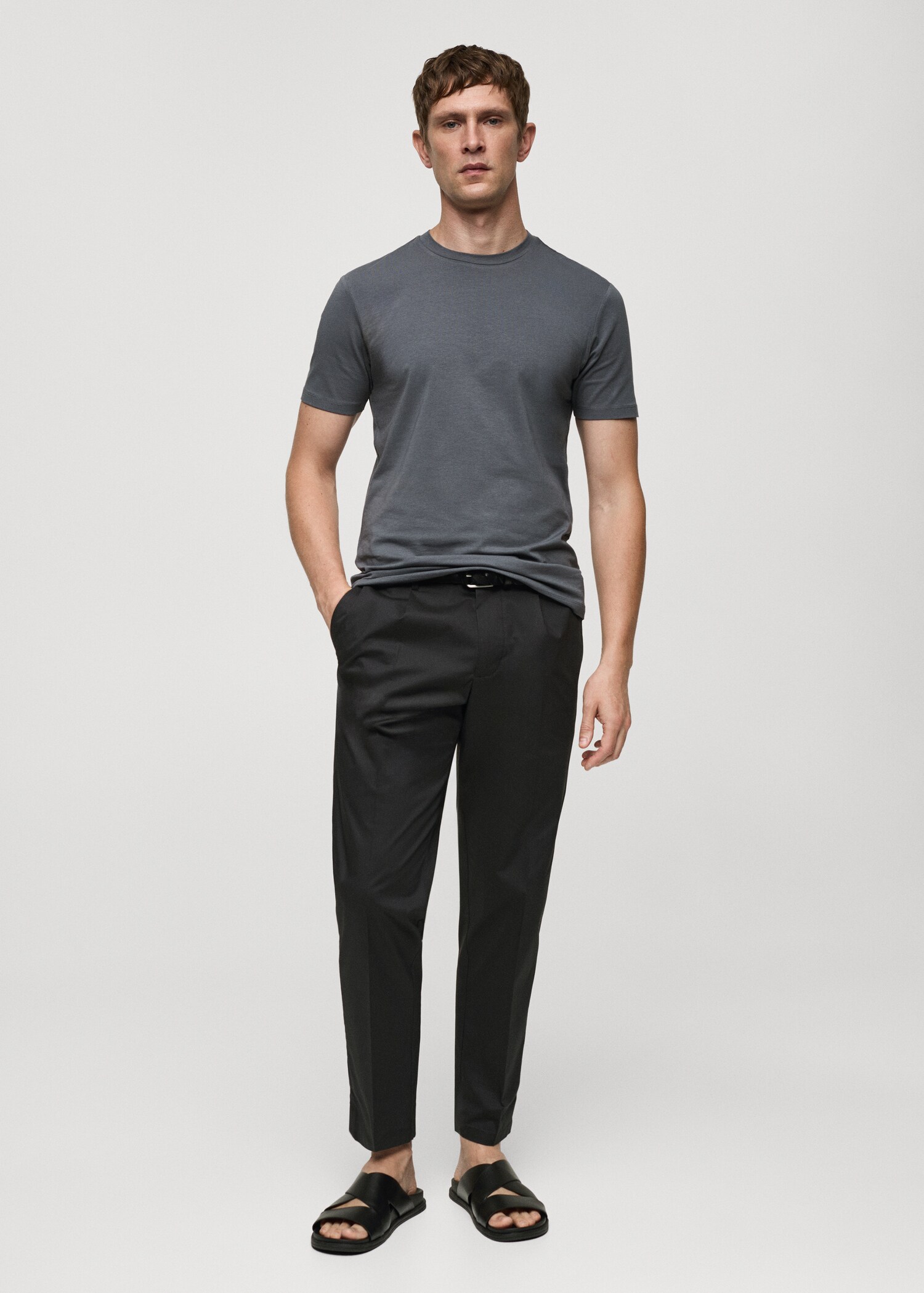Stretch cotton T-shirt - General plane