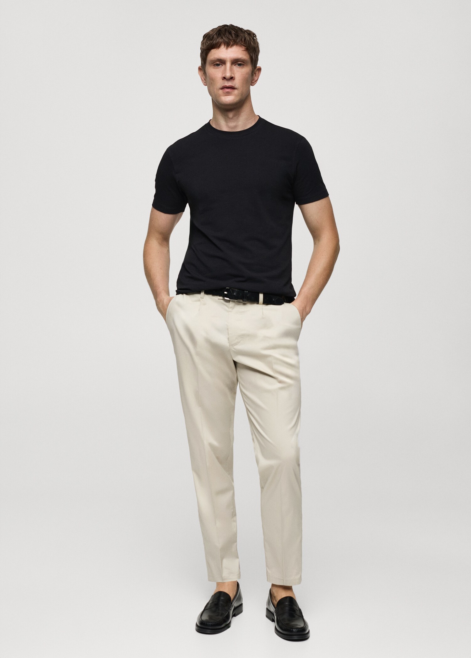 Stretch cotton T-shirt - General plane