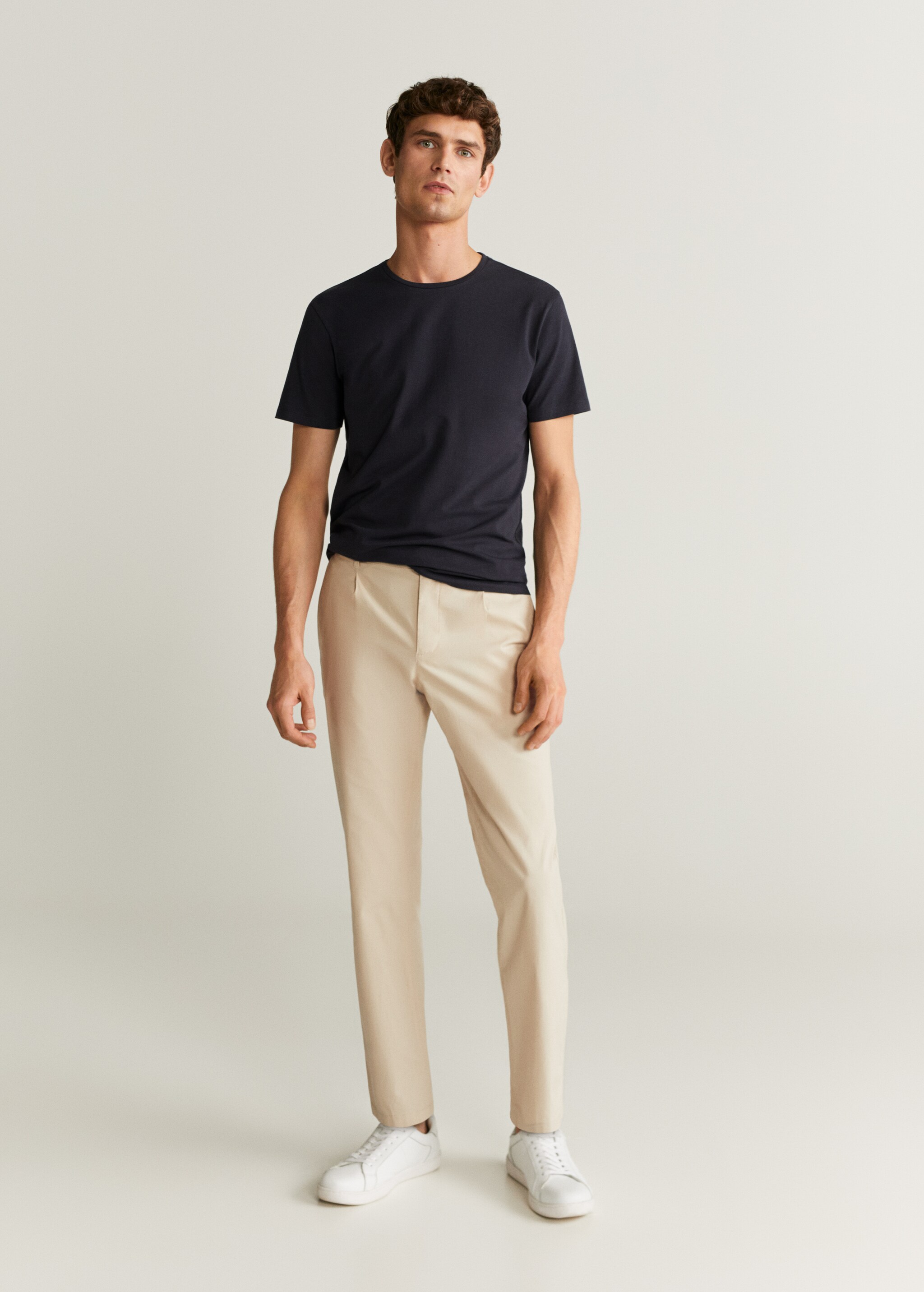 Stretch cotton T-shirt - General plane