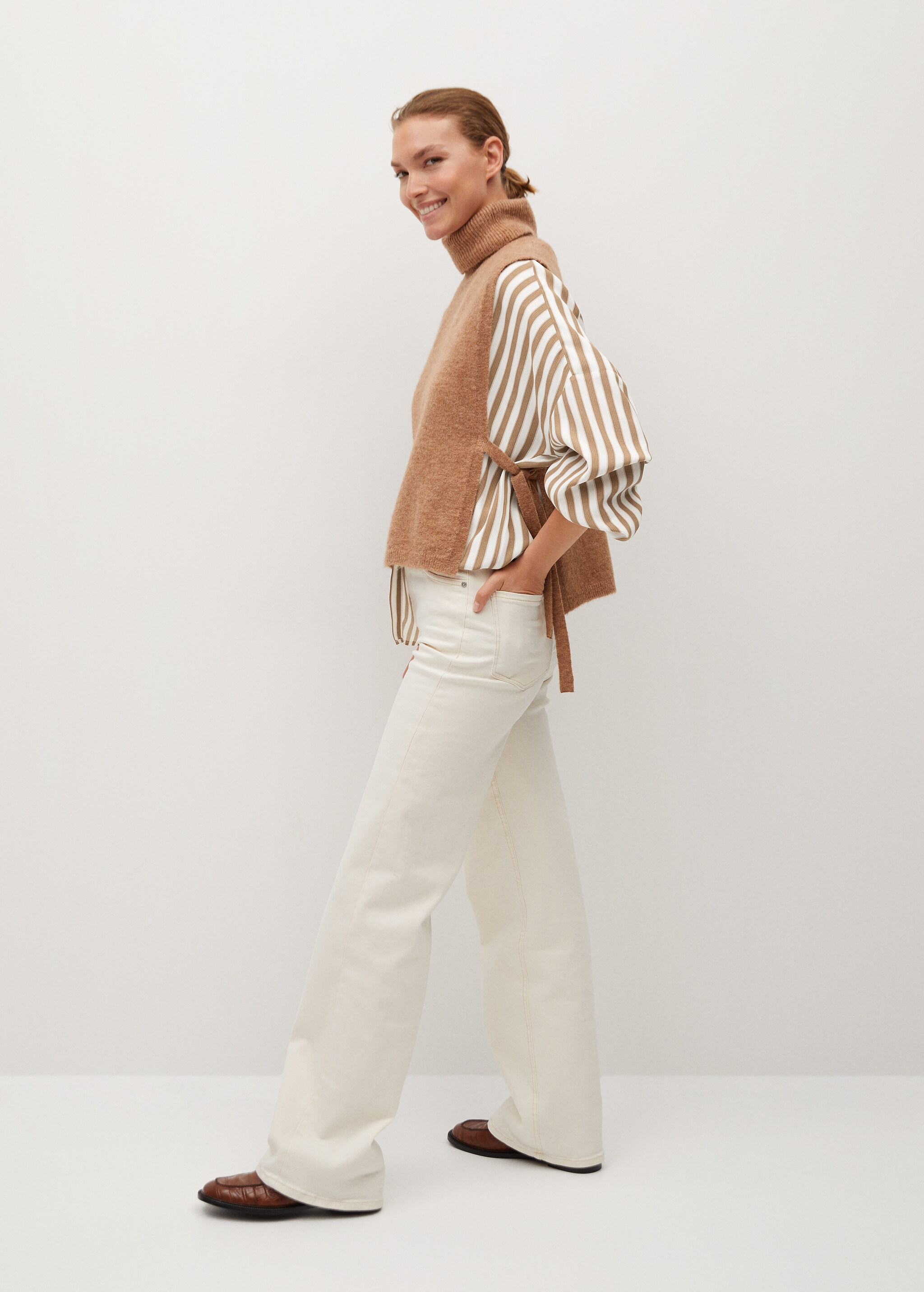 Camisa oversize rayas - Plano general