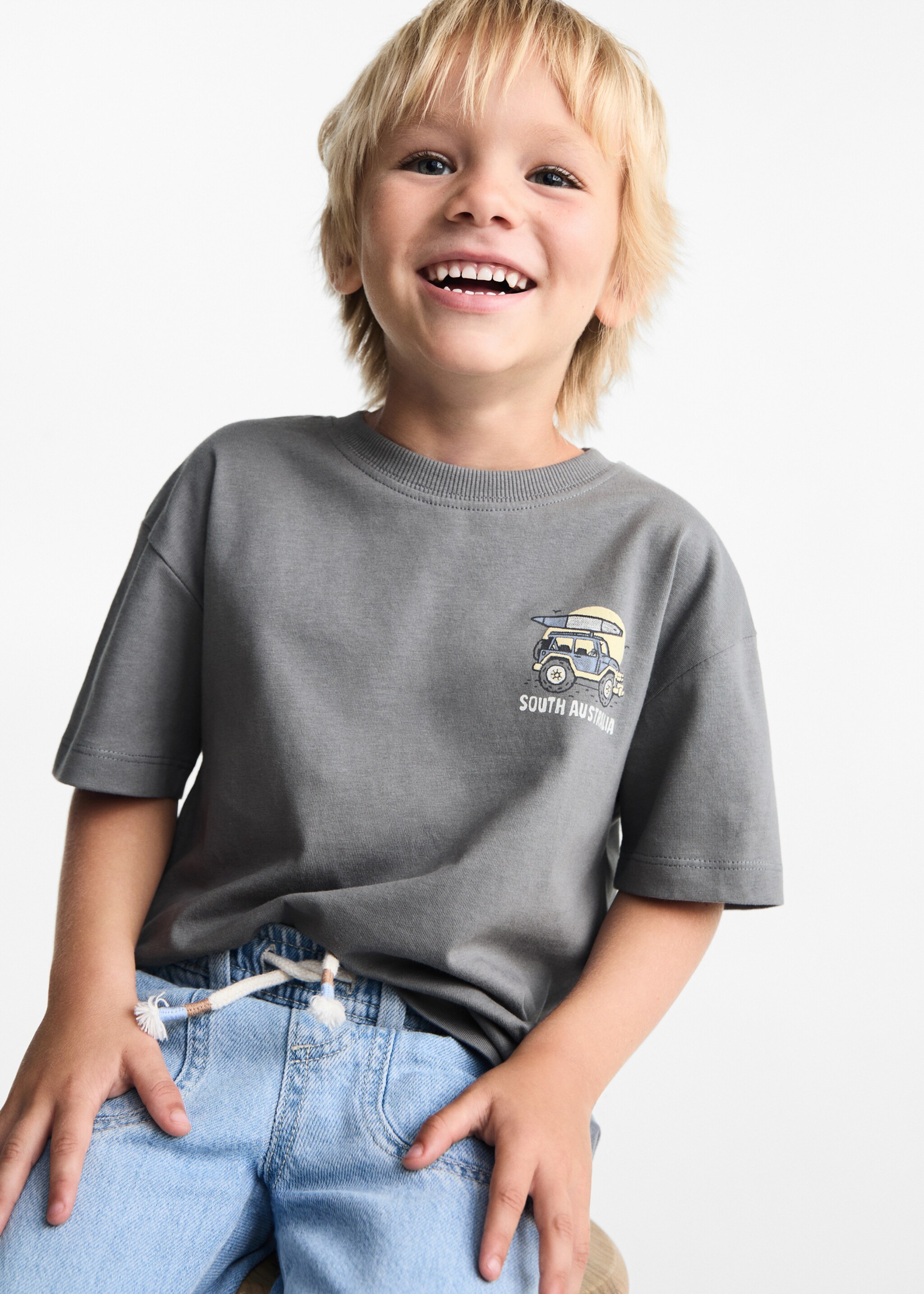 Surf printed t-shirt - General plane