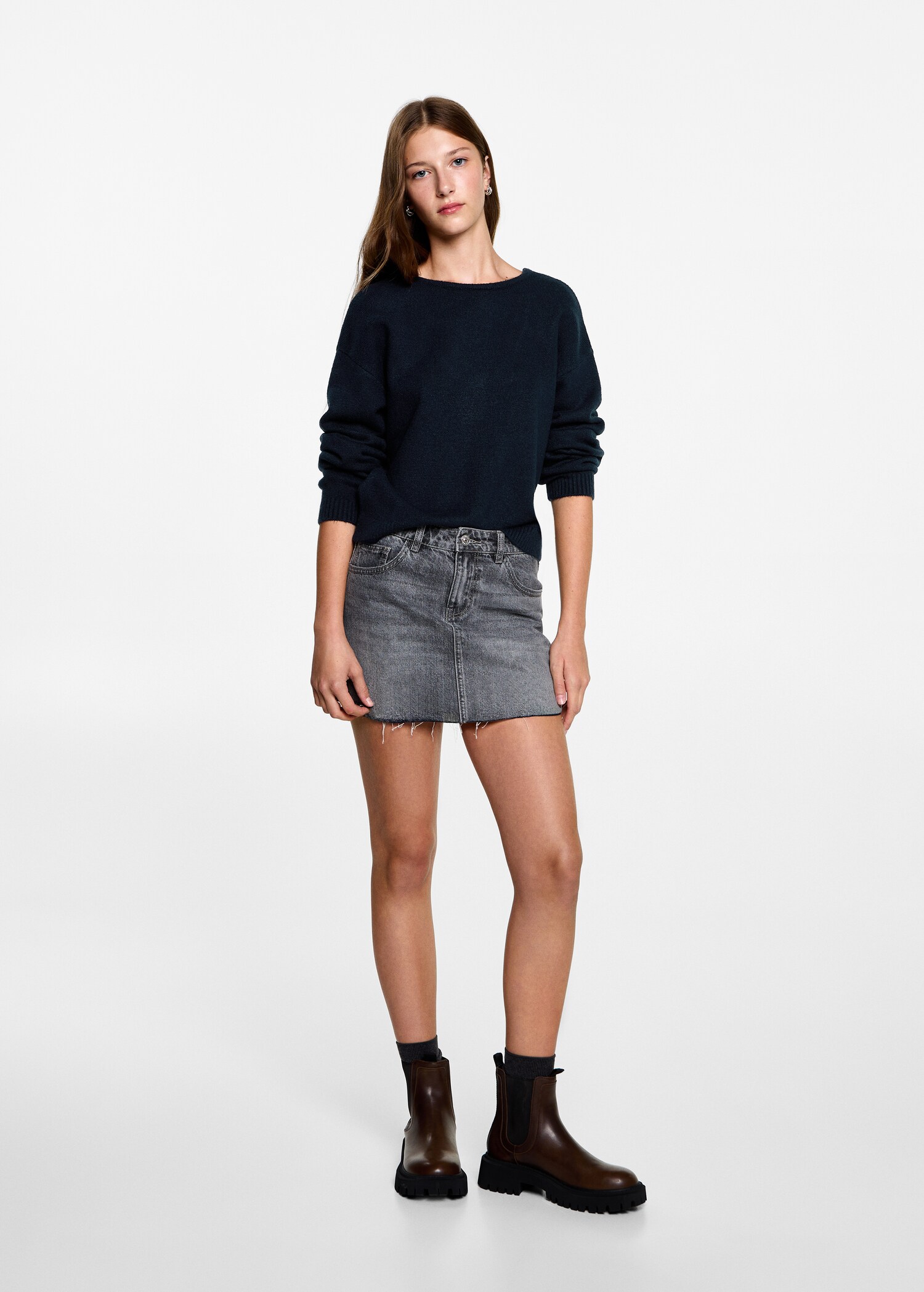 Pullover mit Rückenschlitz - Allgemeine Ansicht