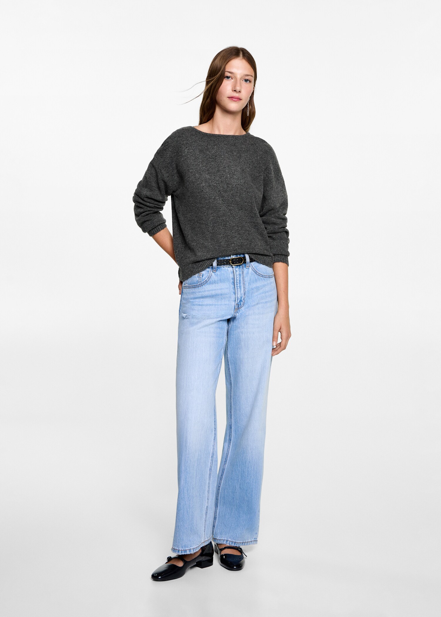 Pullover mit Rückenschlitz - Allgemeine Ansicht
